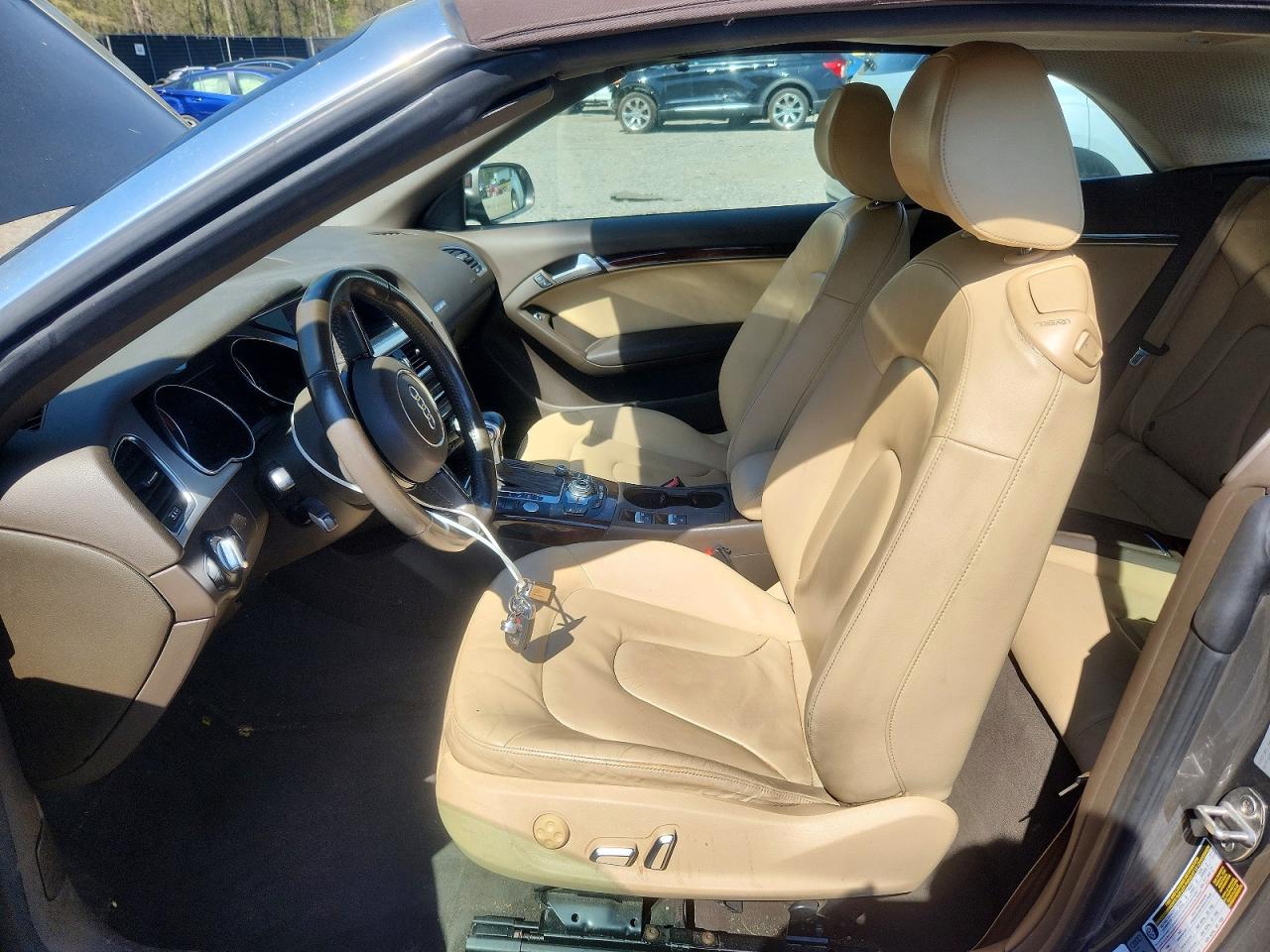 2015 Audi A5 Premium Plus Gray vin: WAUMFAFH8FN010044