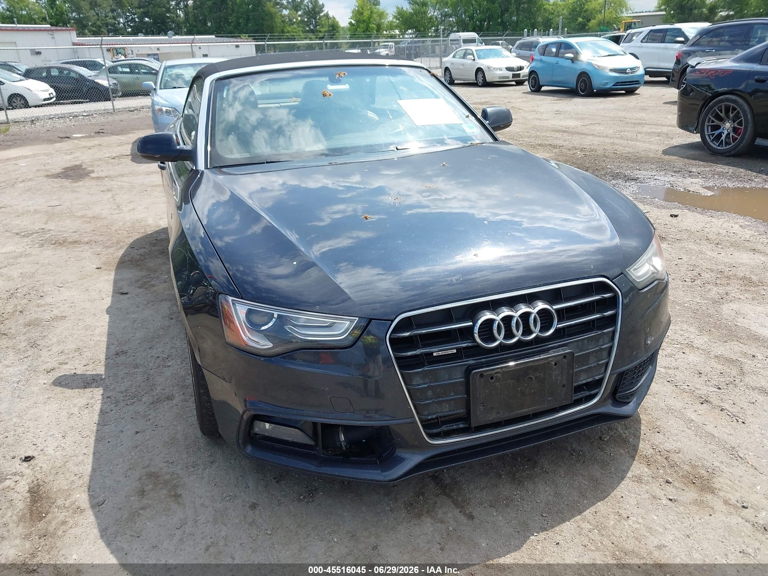 2015 Audi A5 2.0t Premium Blue vin: WAUMFAFH8FN010416