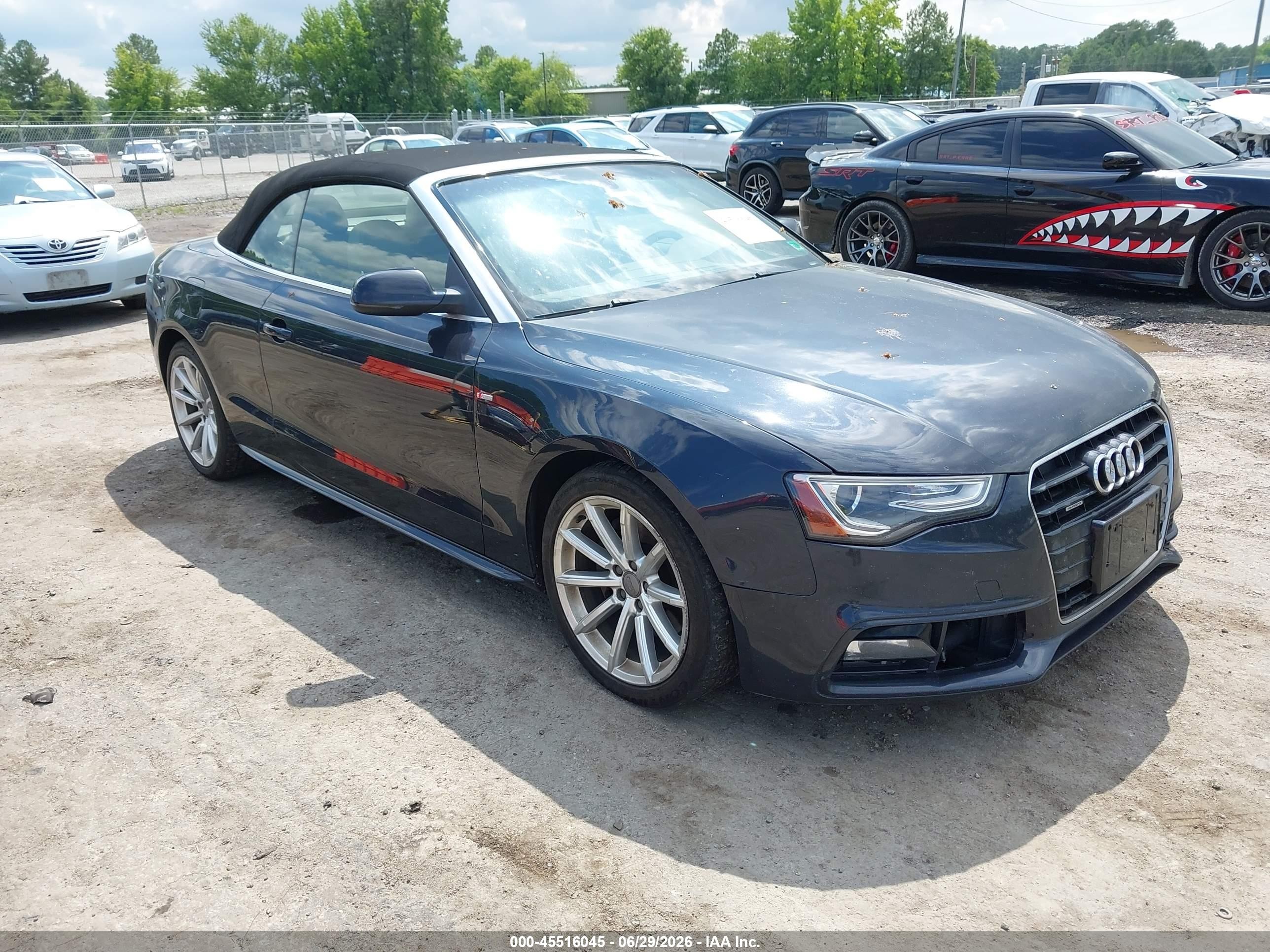2015 Audi A5 2.0t Premium Blue vin: WAUMFAFH8FN010416