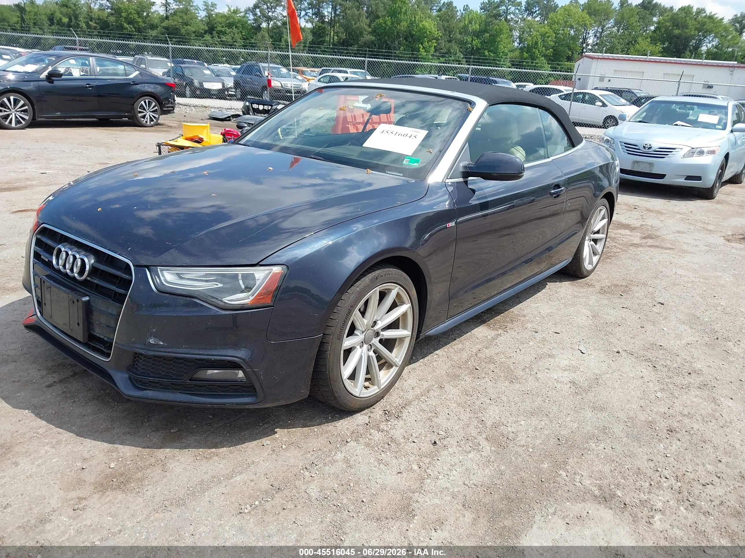 2015 Audi A5 2.0t Premium Blue vin: WAUMFAFH8FN010416