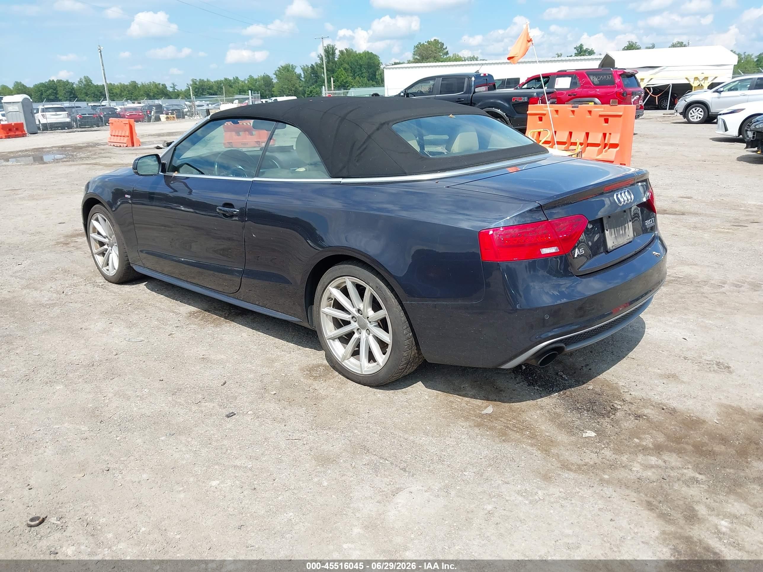 2015 Audi A5 2.0t Premium Blue vin: WAUMFAFH8FN010416