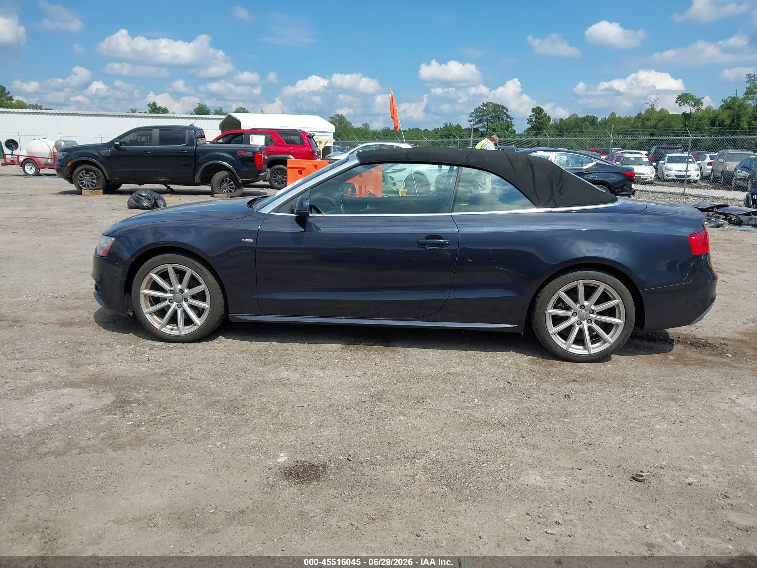 2015 Audi A5 2.0t Premium Blue vin: WAUMFAFH8FN010416