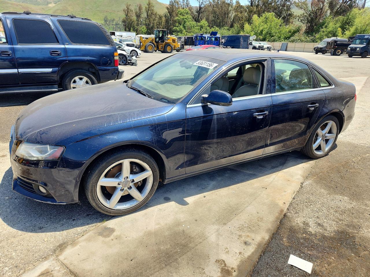 2011 Audi A4 Prestige Синий vin: WAUMFAFL3BN044682
