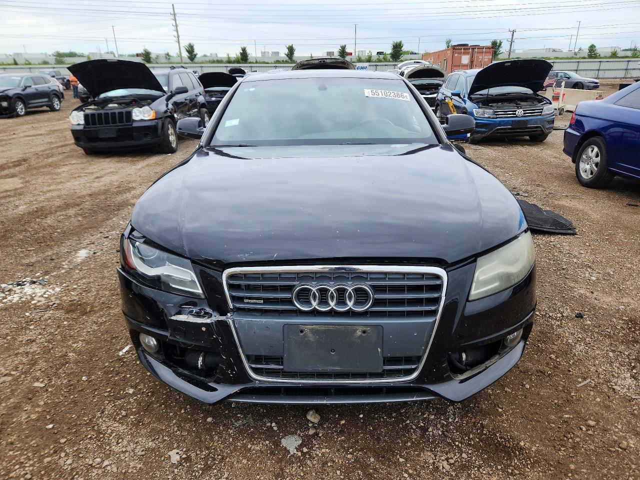 2010 Audi A4 Prestige Black vin: WAUMFAFLXAN021477