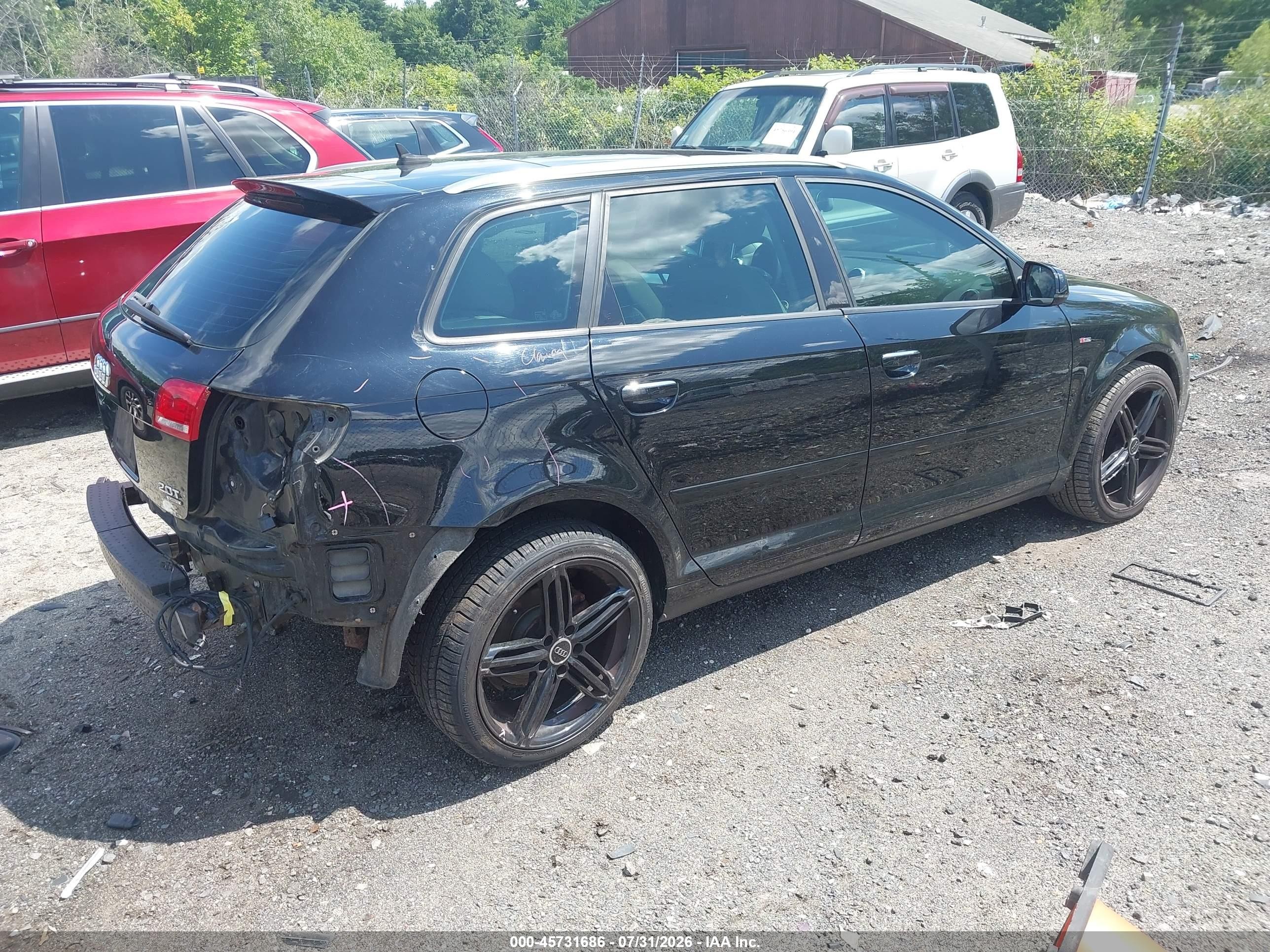 2012 Audi A3 2.0t Premium Plus Black vin: WAUMFAFM2CA063936