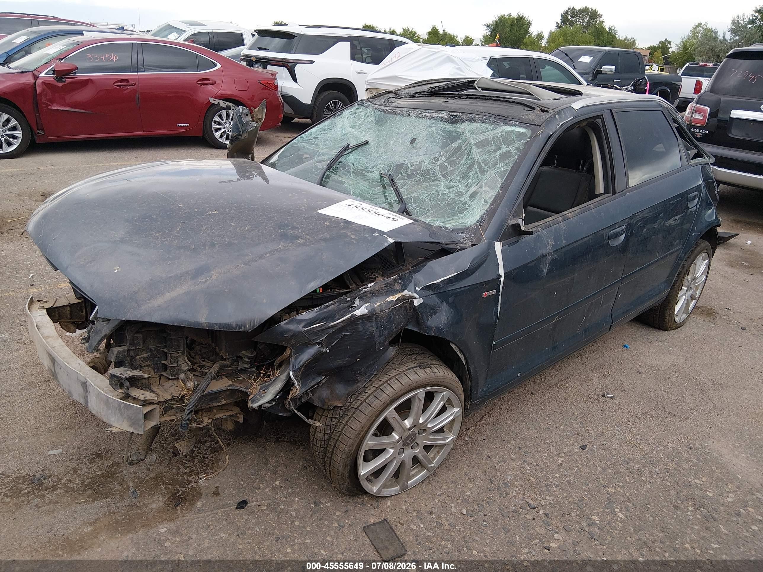2010 Audi A3 2.0t Premium Teal vin: WAUMFAFM5AA143275