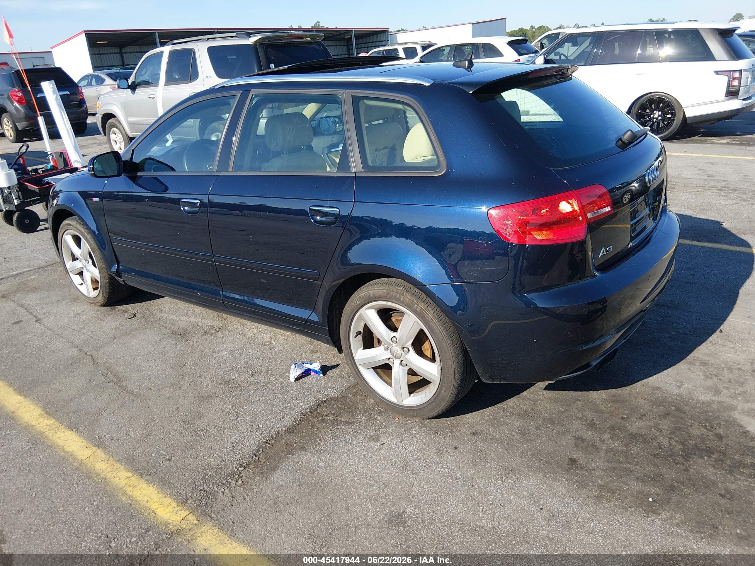 2012 Audi A3 2.0t Premium Plus Blue vin: WAUMFAFM6CA140355