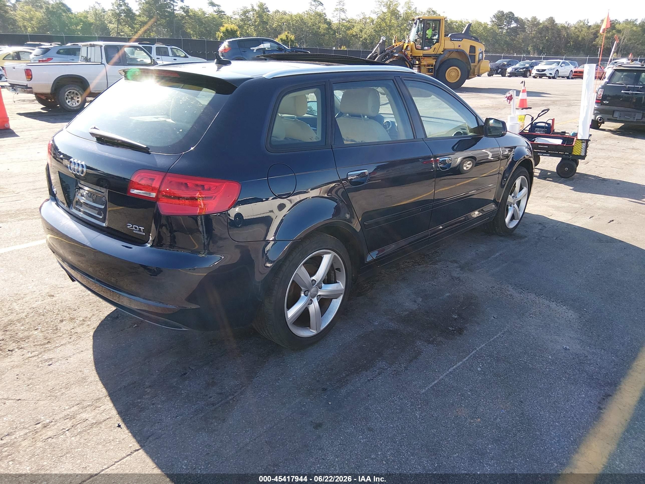 2012 Audi A3 2.0t Premium Plus Blue vin: WAUMFAFM6CA140355