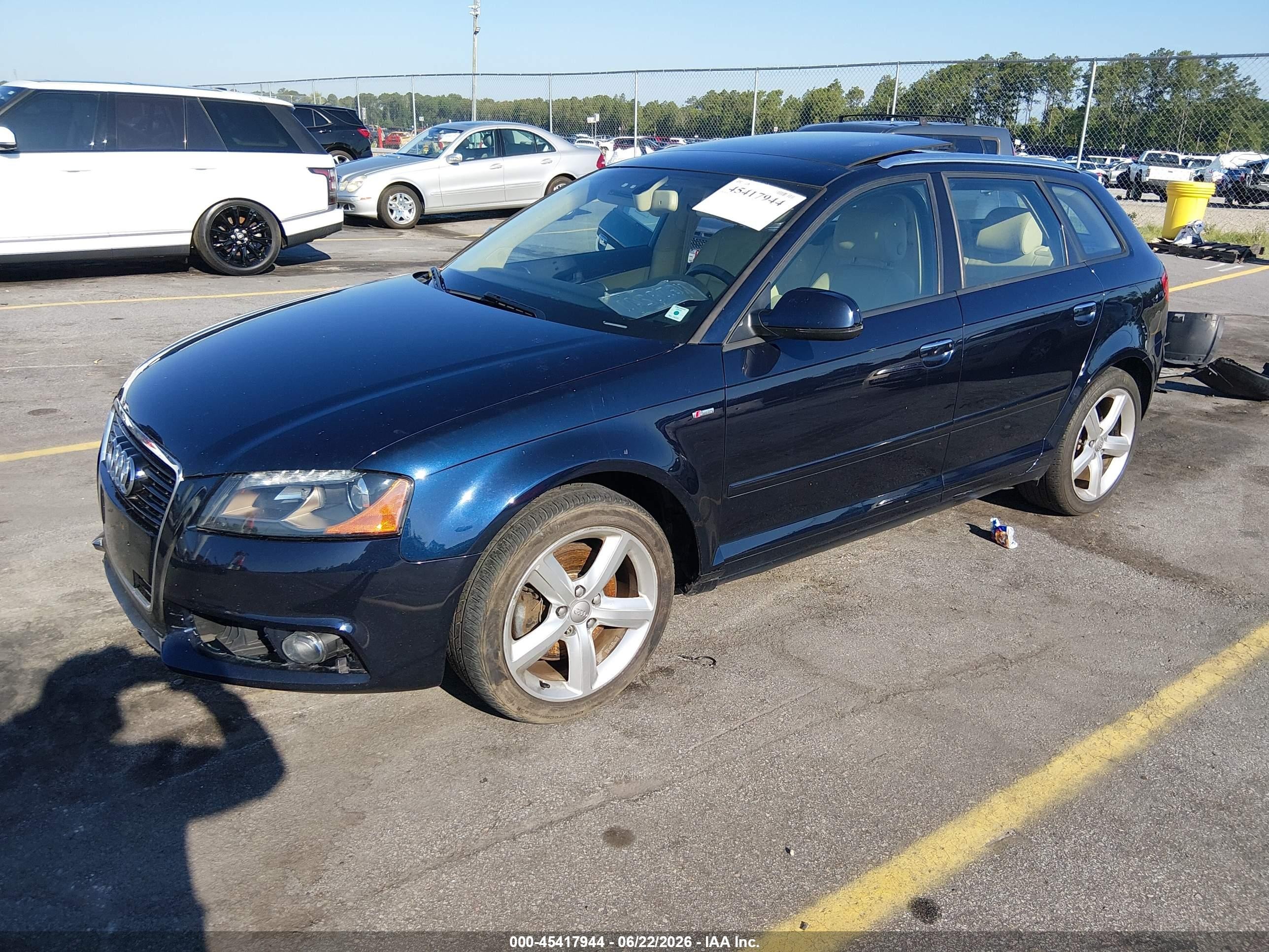 2012 Audi A3 2.0t Premium Plus Blue vin: WAUMFAFM6CA140355