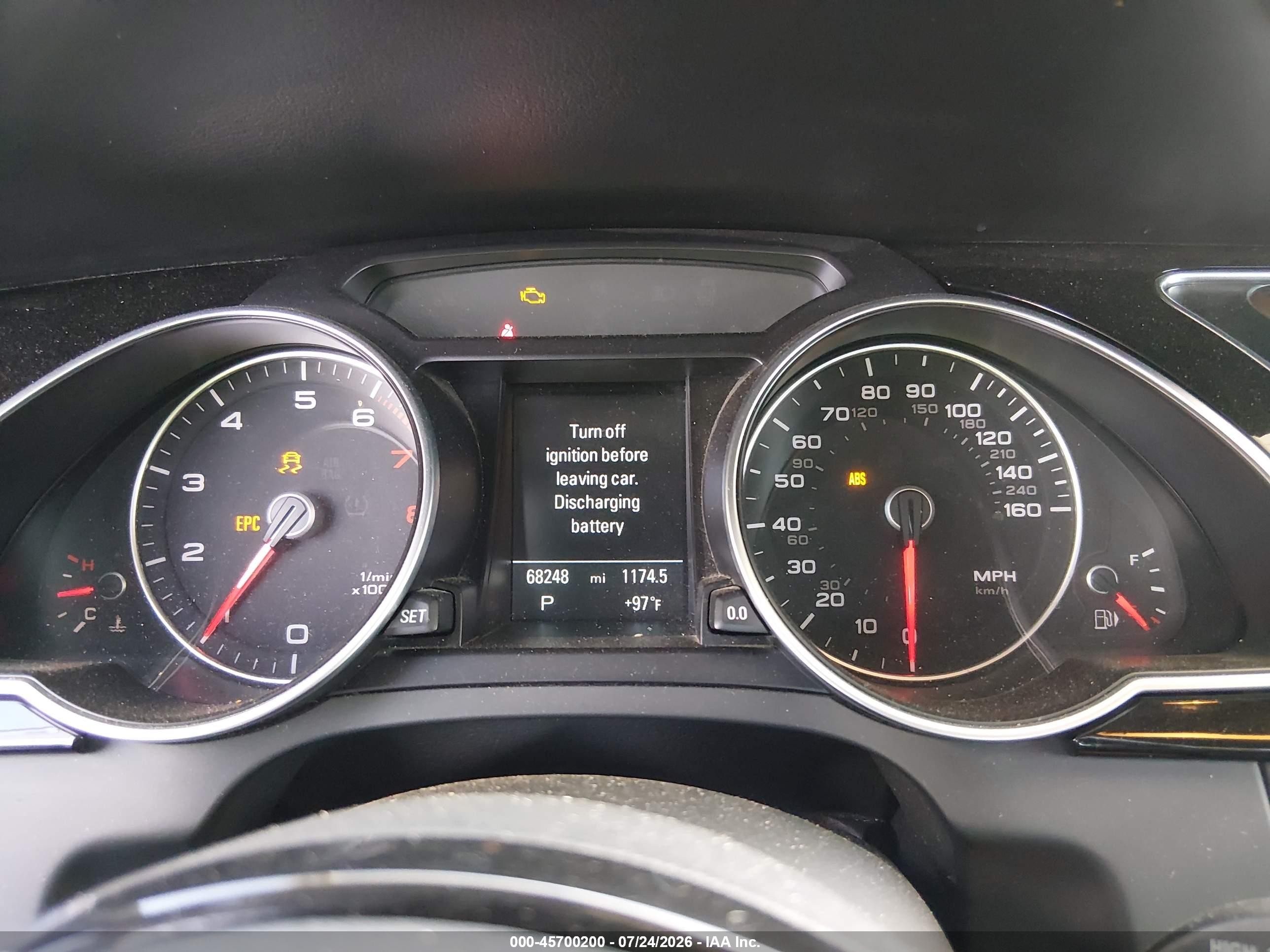 2013 Audi A5 2.0t Premium Gray vin: WAUMFAFR0DA076696