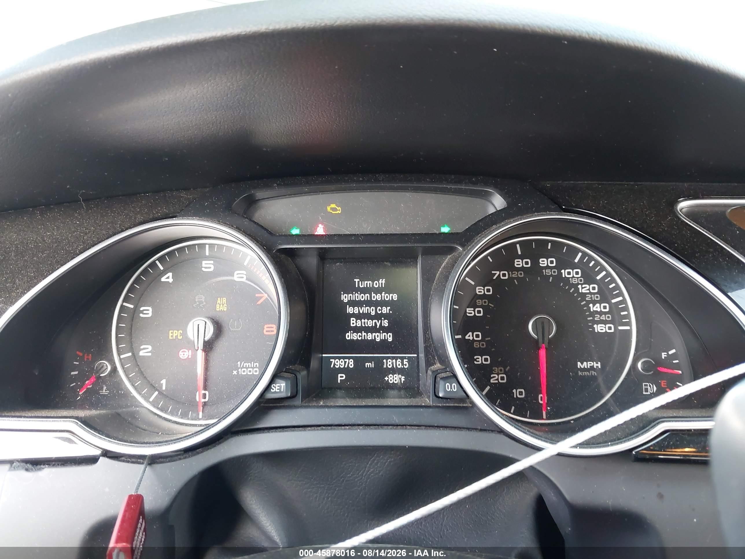 2015 Audi A5 2.0t Premium Серый vin: WAUMFAFR2FA003705