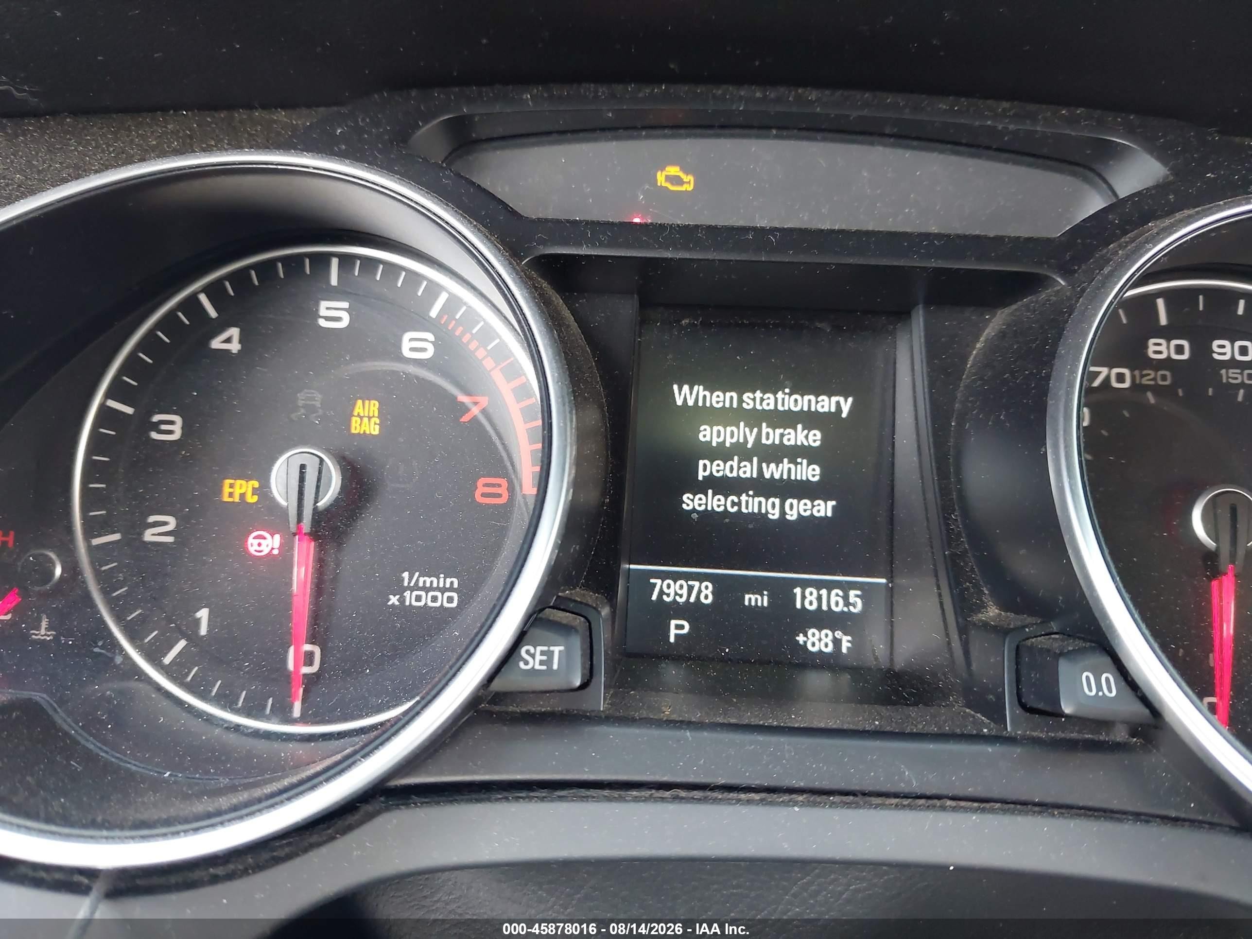2015 Audi A5 2.0t Premium Серый vin: WAUMFAFR2FA003705