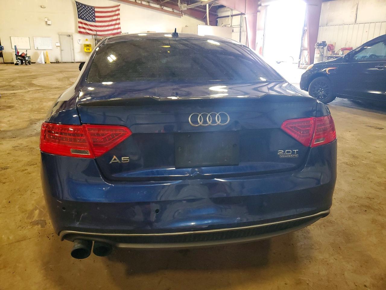 2015 Audi A5 Premium Plus Blue vin: WAUMFAFR2FA030435