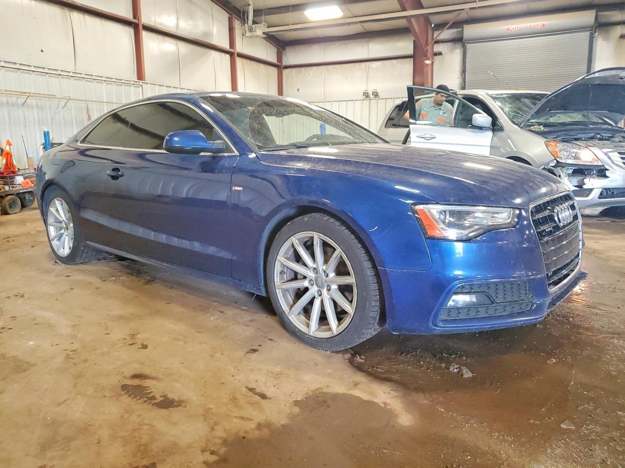 2015 Audi A5 Premium Plus Blue vin: WAUMFAFR2FA030435
