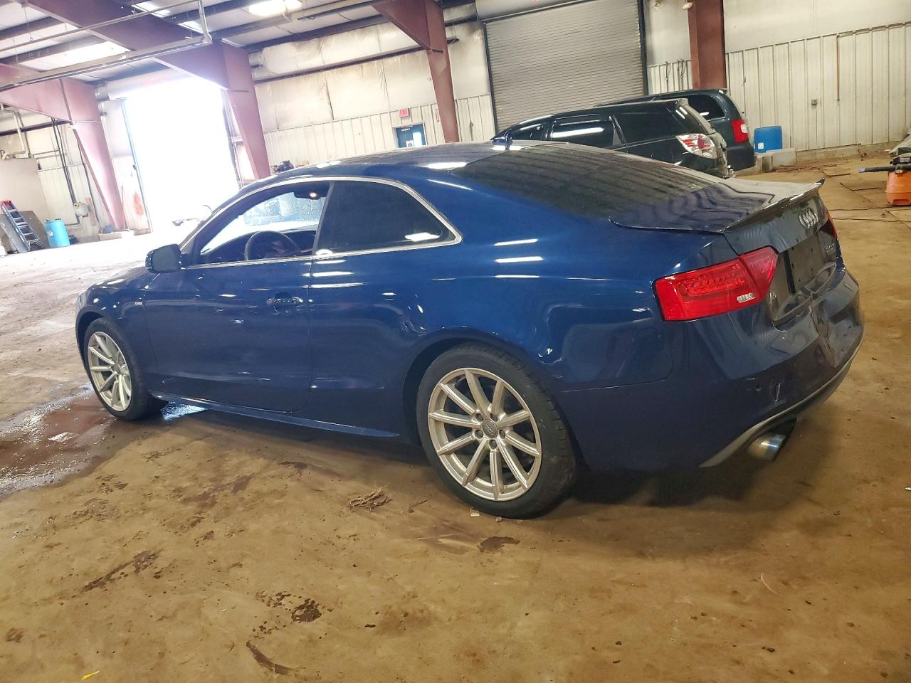 2015 Audi A5 Premium Plus Blue vin: WAUMFAFR2FA030435