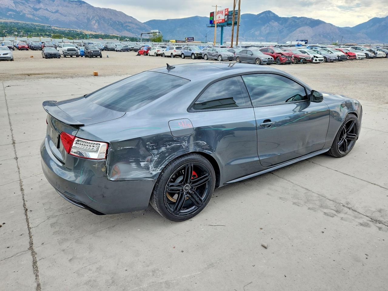 2014 Audi A5 Premium Plus Gray vin: WAUMFAFR3EA067279