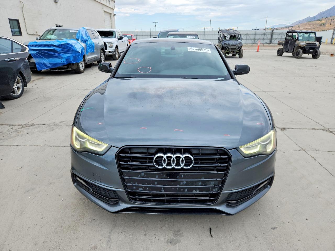2014 Audi A5 Premium Plus Gray vin: WAUMFAFR3EA067279