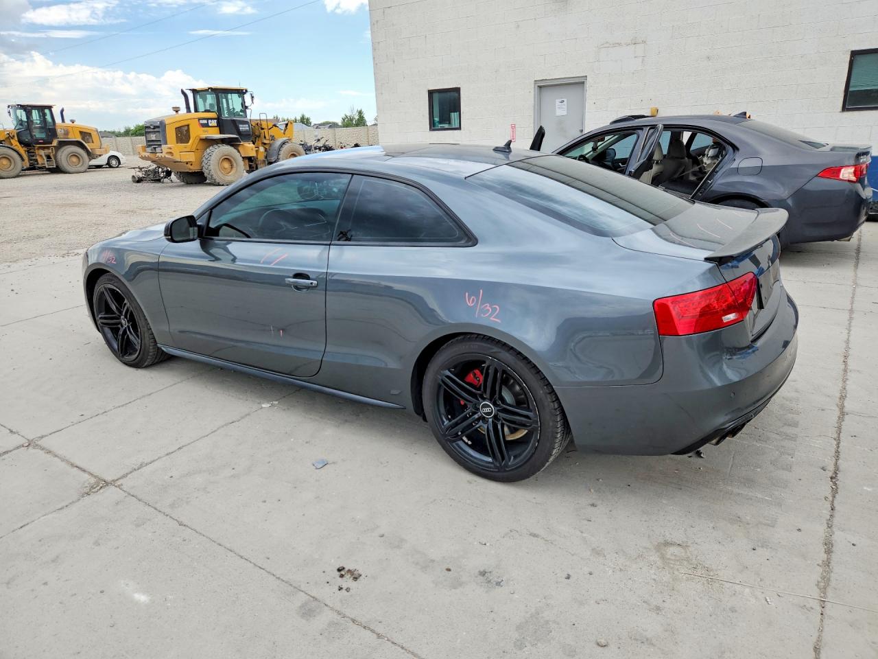 2014 Audi A5 Premium Plus Gray vin: WAUMFAFR3EA067279
