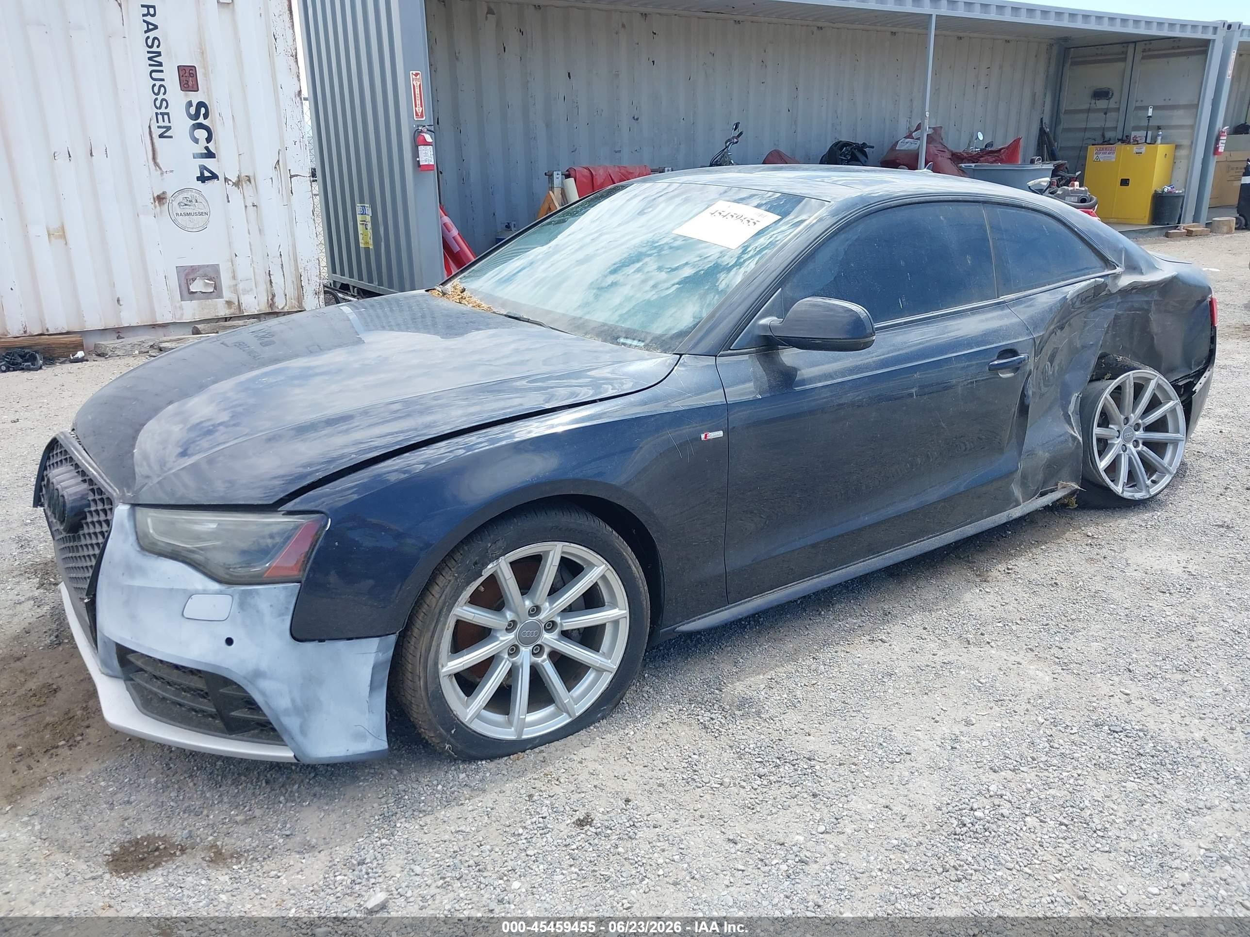 2015 Audi A5 2.0t Premium Gray vin: WAUMFAFR3FA025387