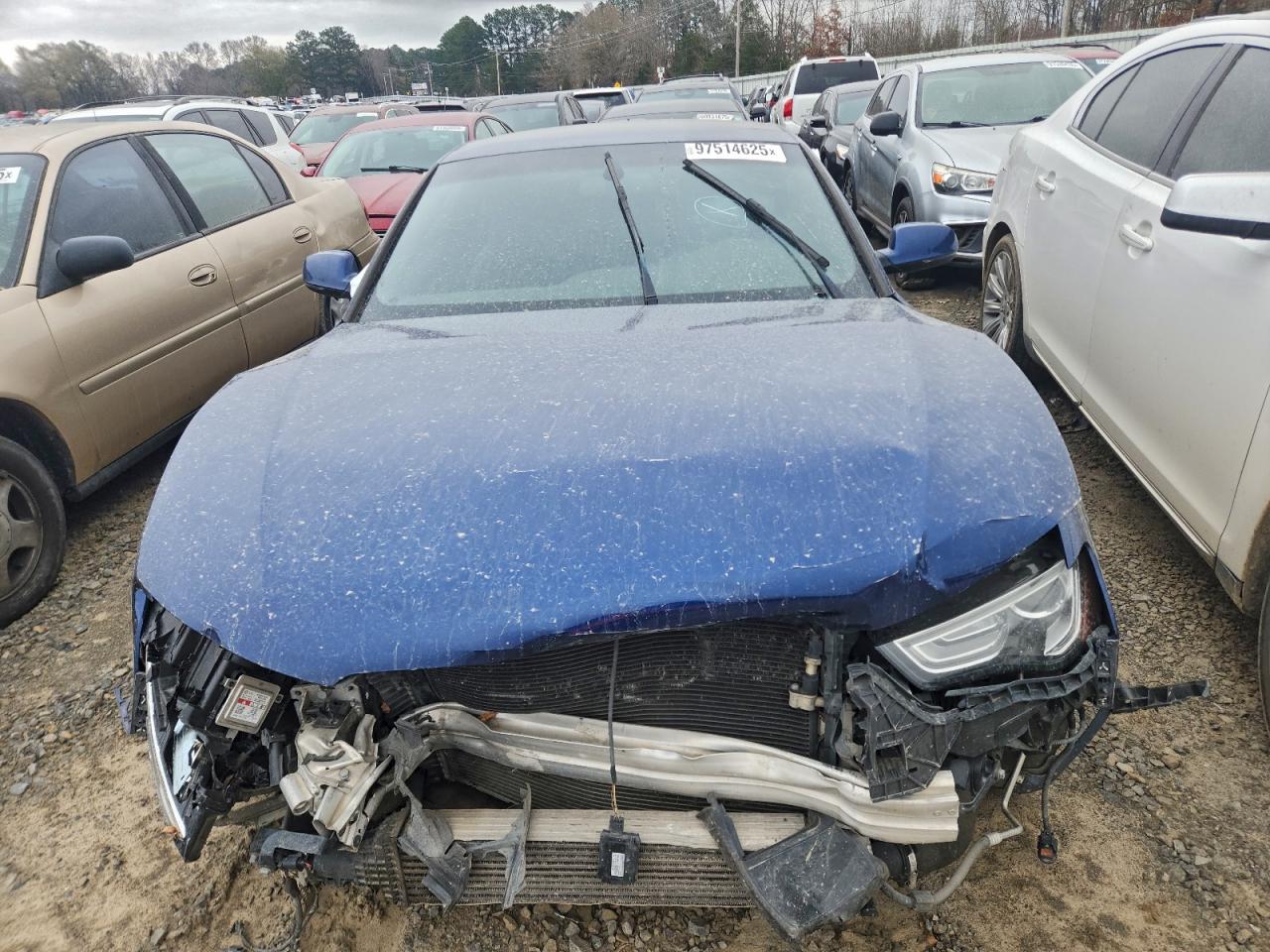 2015 Audi A5 Premium Plus Blue vin: WAUMFAFR4FA023549