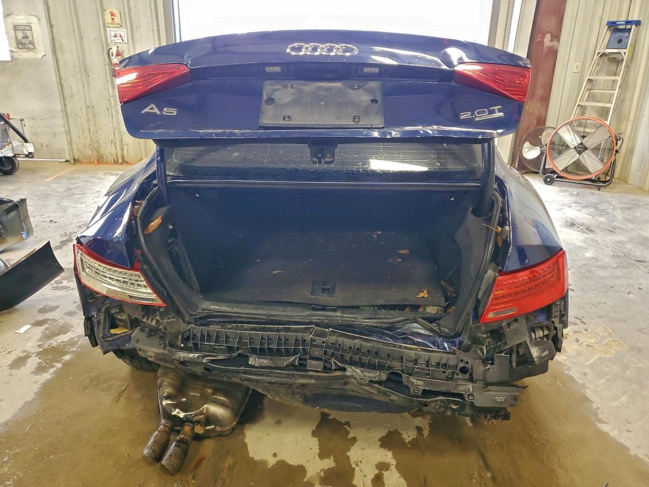 2015 Audi A5 Premium Plus Blue vin: WAUMFAFR4FA023549