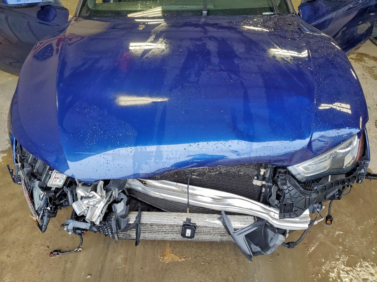 2015 Audi A5 Premium Plus Blue vin: WAUMFAFR4FA023549