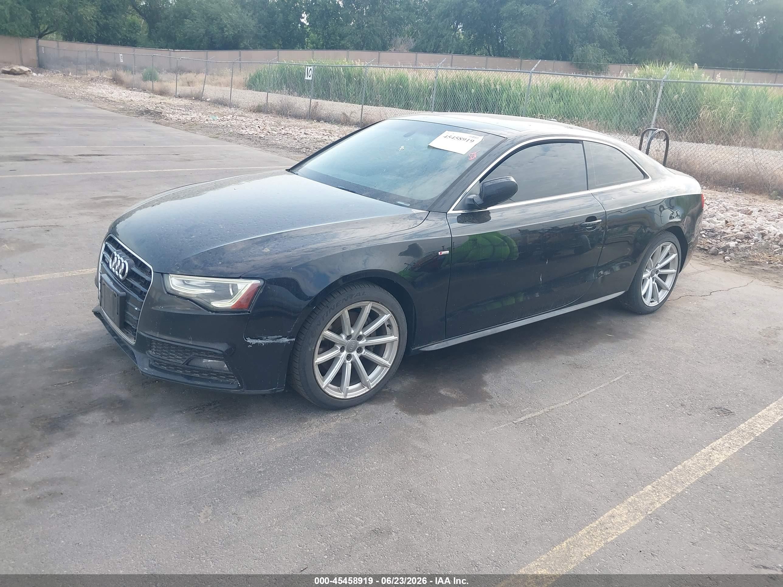 2015 Audi A5 2.0t Premium Black vin: WAUMFAFR5FA011202