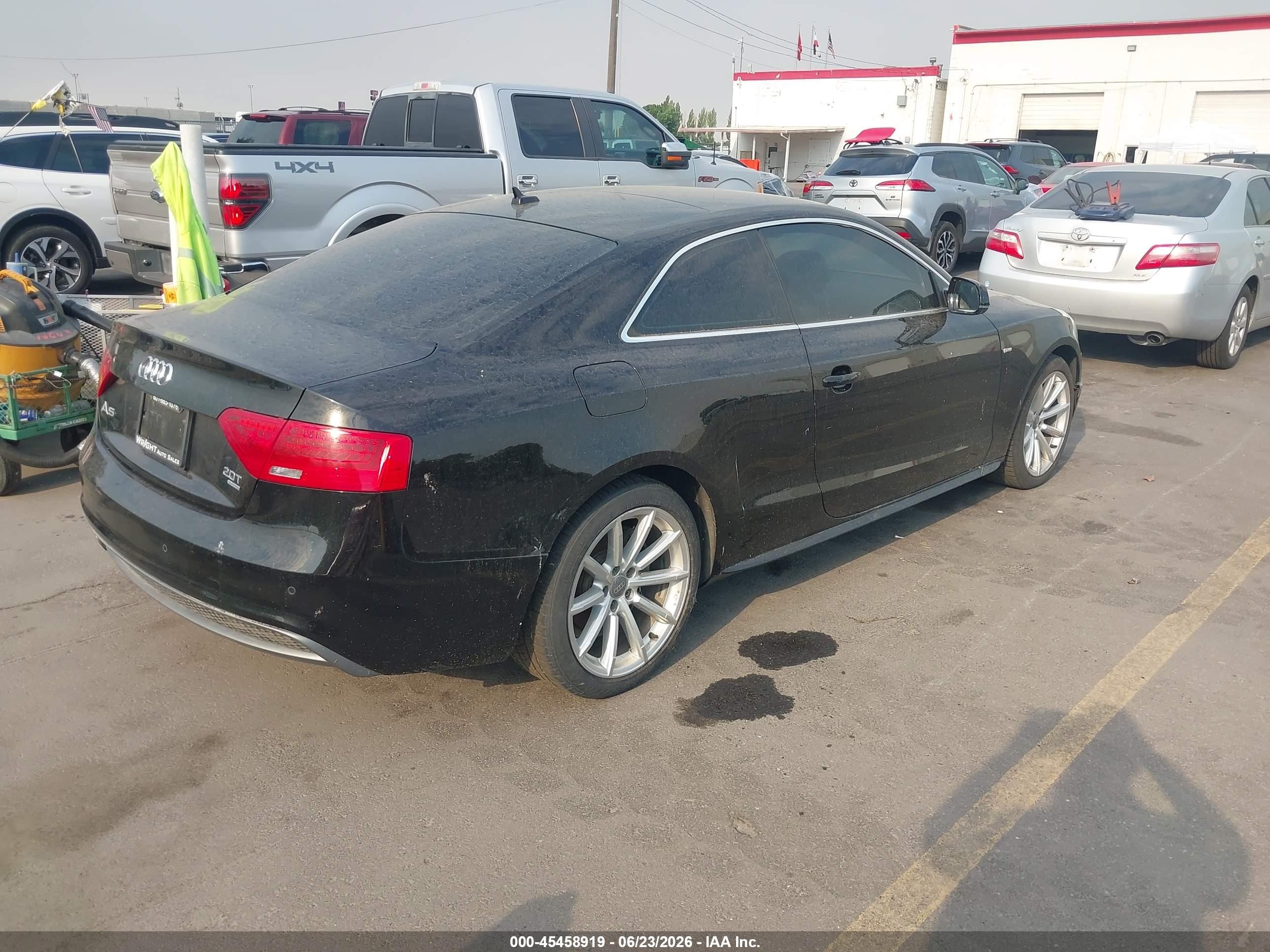 2015 Audi A5 2.0t Premium Black vin: WAUMFAFR5FA011202