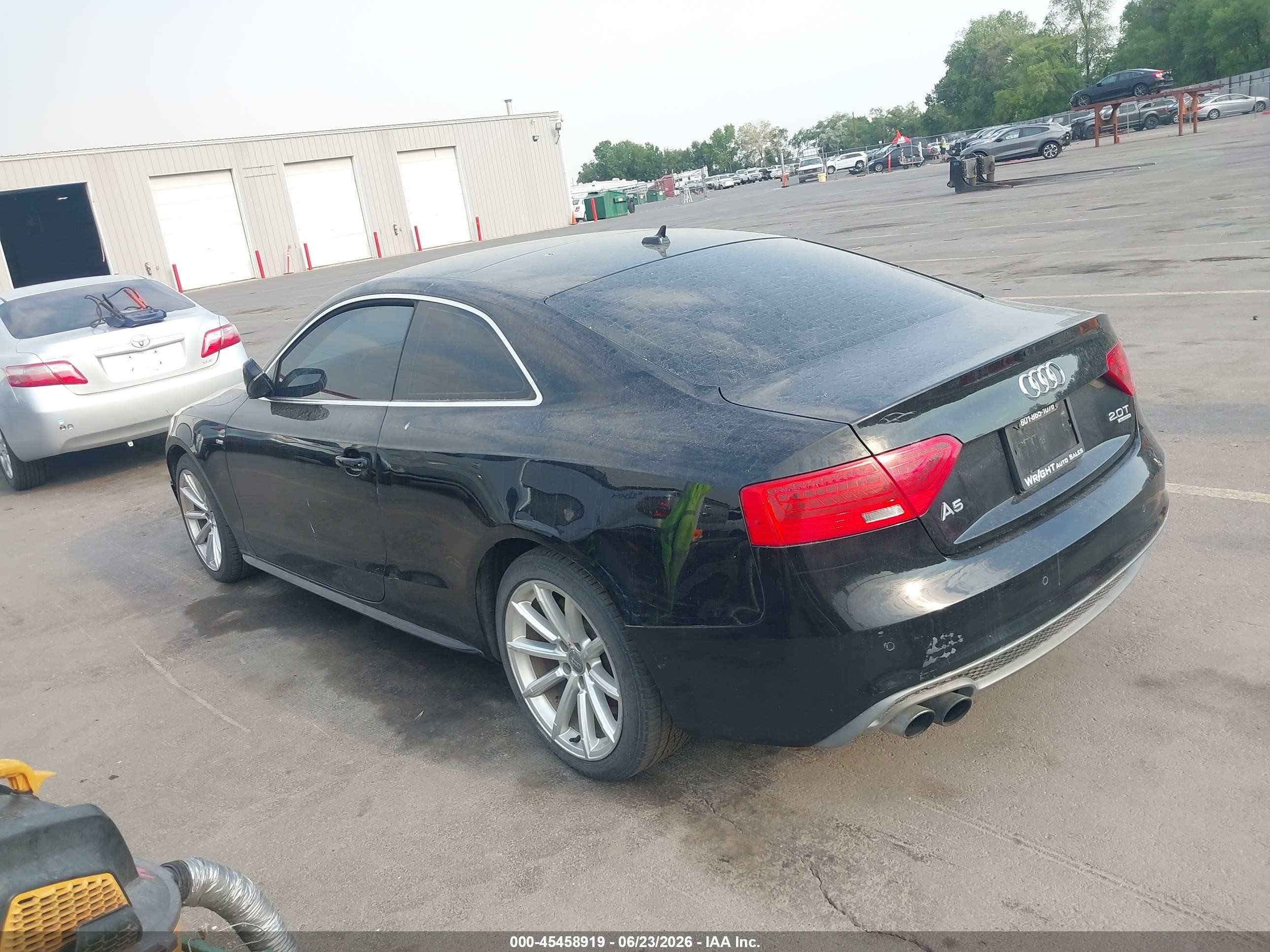 2015 Audi A5 2.0t Premium Black vin: WAUMFAFR5FA011202