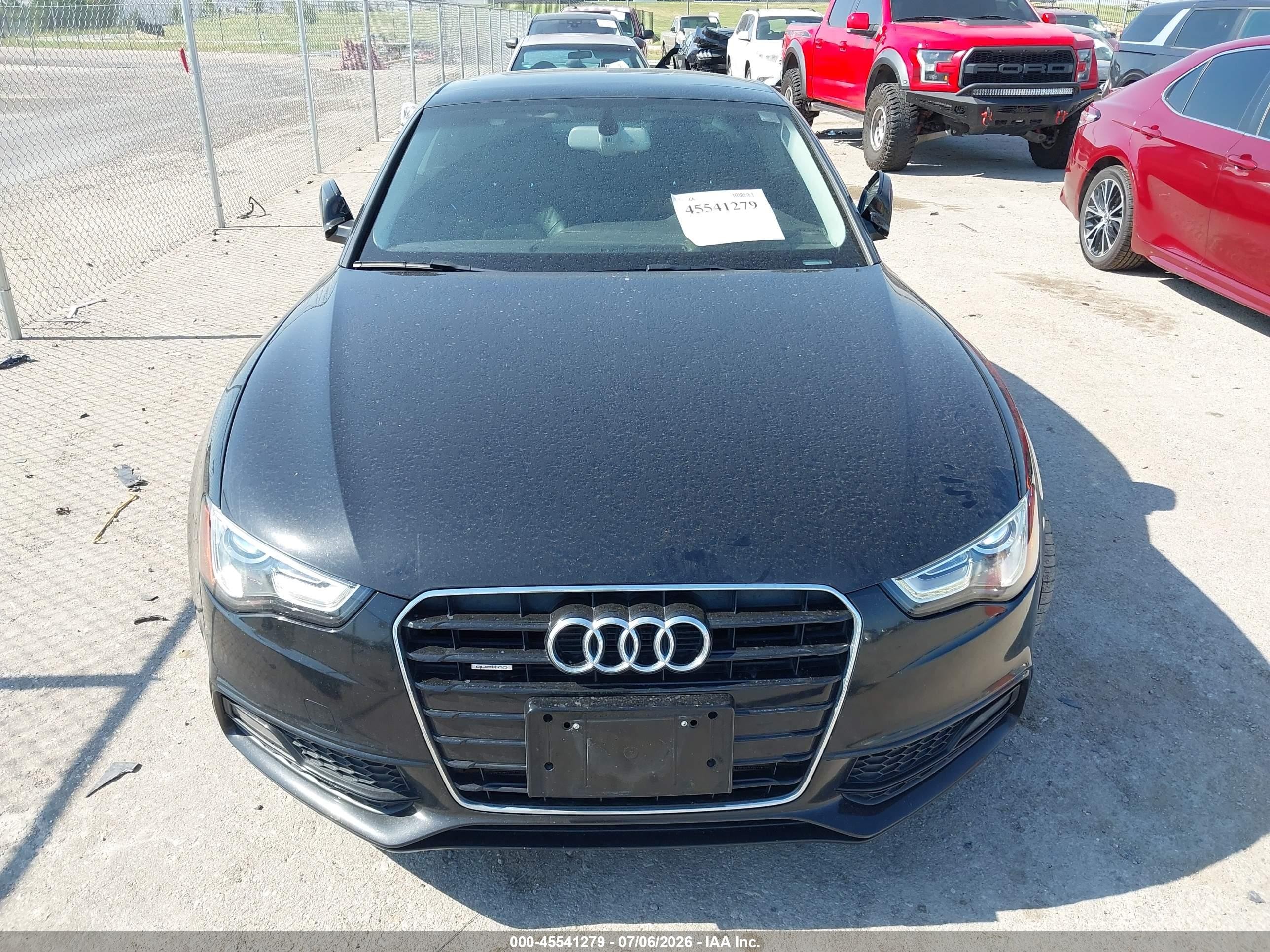 2015 Audi A5 2.0t Premium Black vin: WAUMFAFR5FA050050