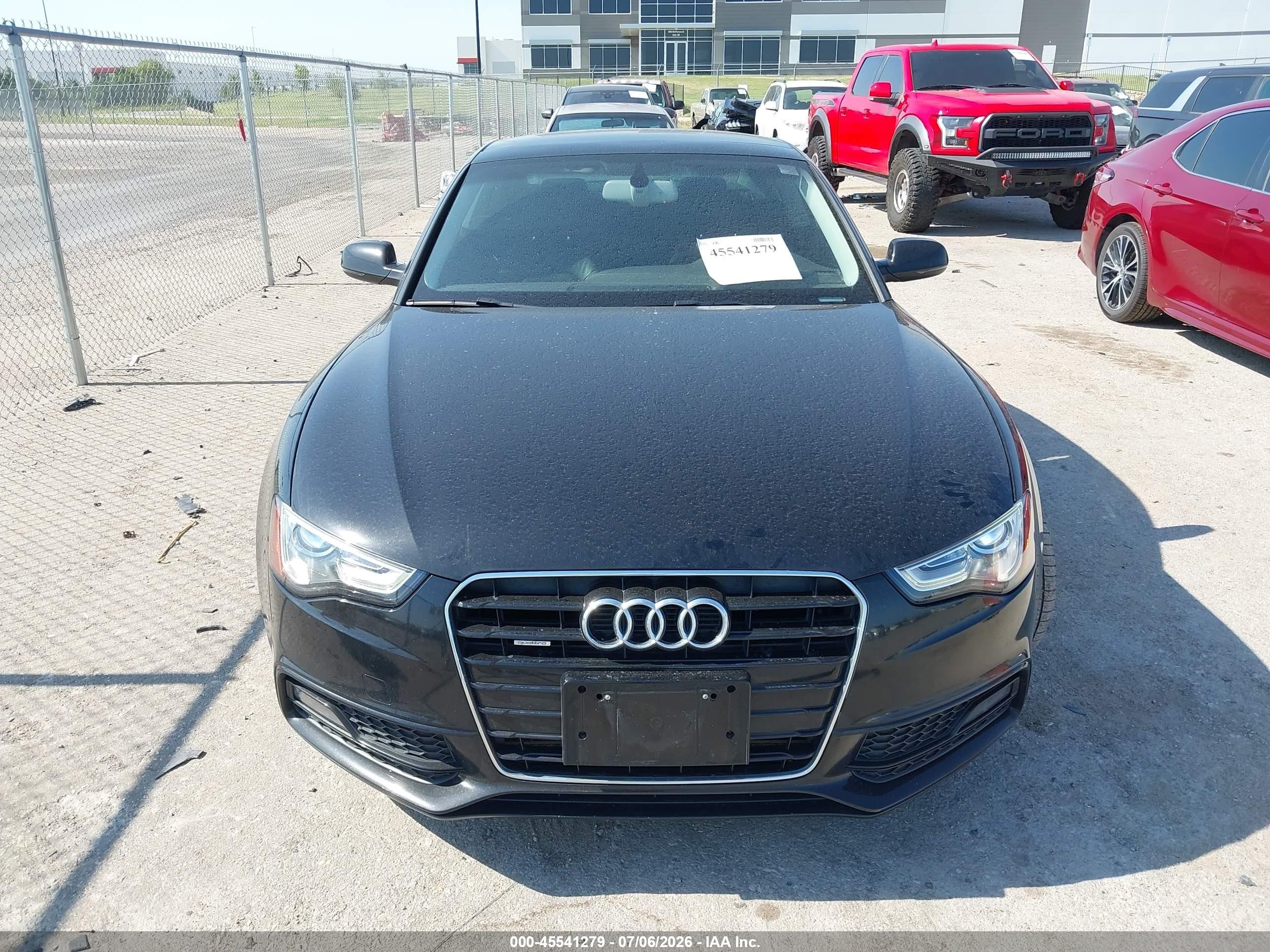 2015 Audi A5 2.0t Premium Black vin: WAUMFAFR5FA050050