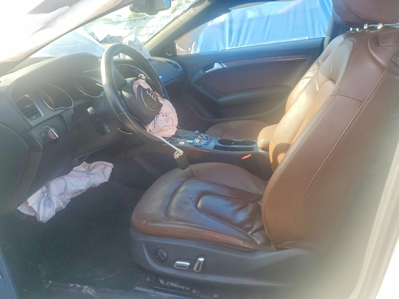 2015 Audi A5 Premium Plus White vin: WAUMFAFR7FA004364