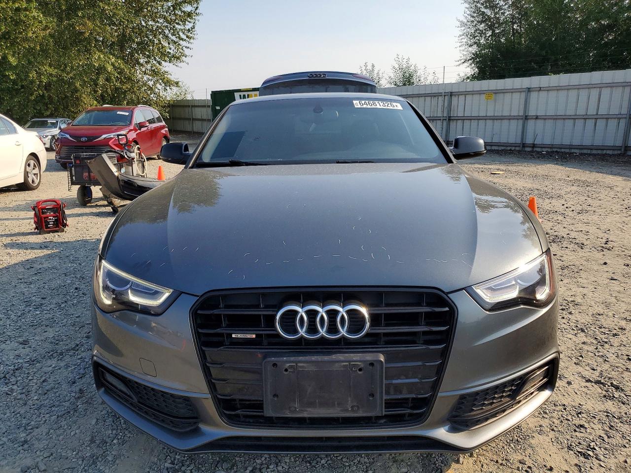 2014 Audi A5 Premium Plus Gray vin: WAUMFAFR8EA018871