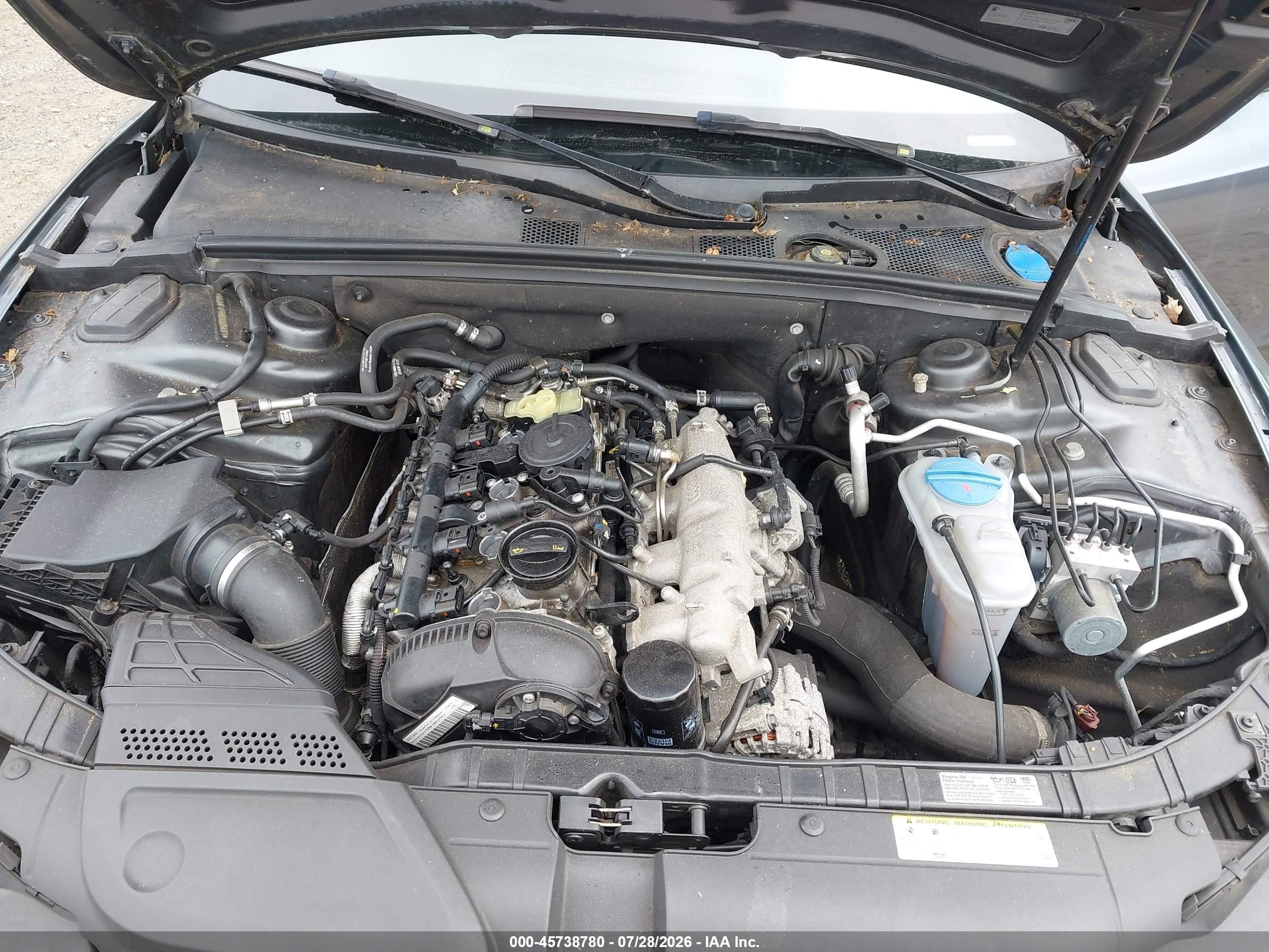 2014 Audi A5 2.0t Premium Gray vin: WAUMFAFR8EA025691