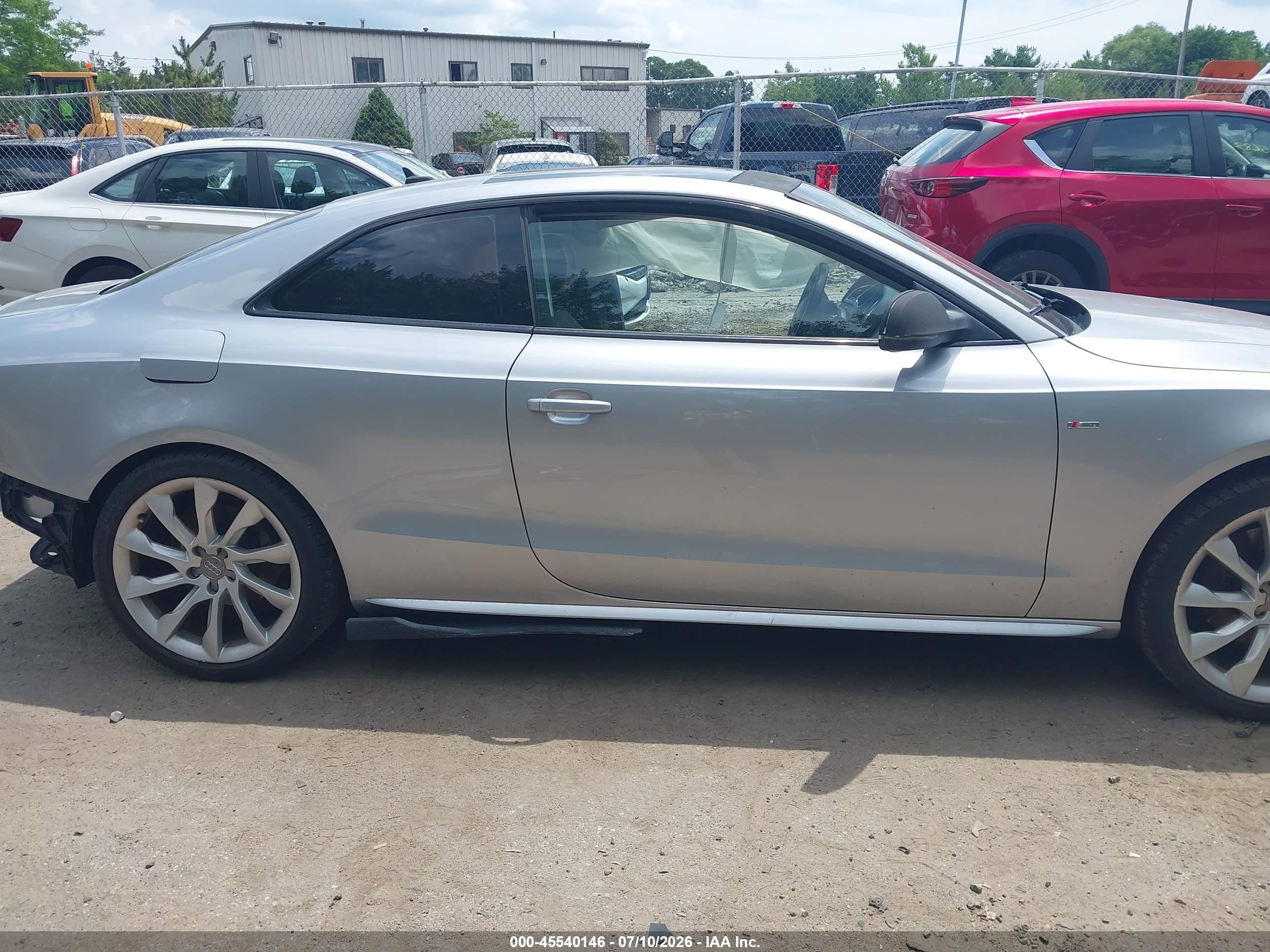 2015 Audi A5 2.0t Premium Silver vin: WAUMFAFR8FA015891
