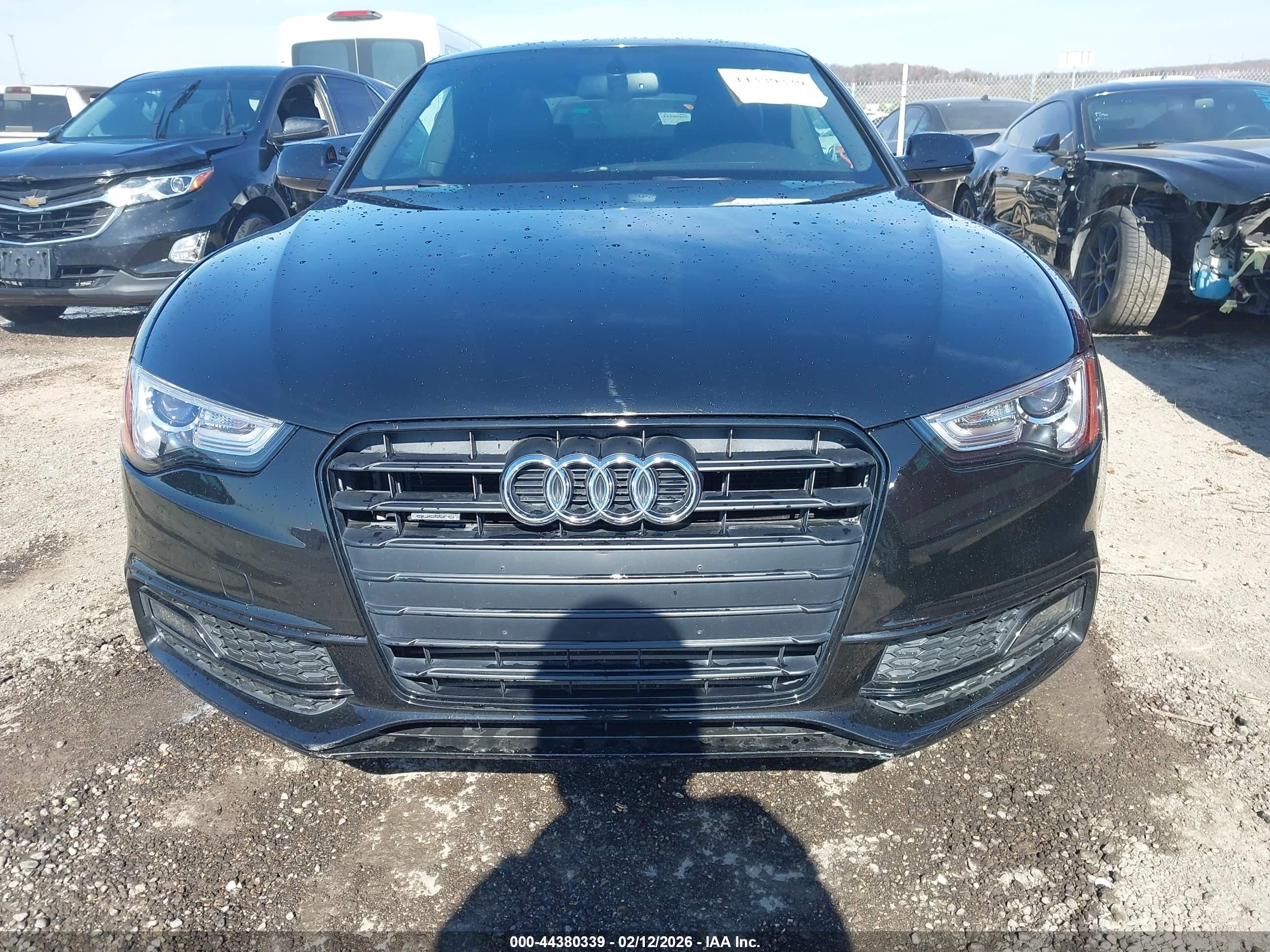 2015 Audi A5 2.0t Premium Black vin: WAUMFAFR8FA036756