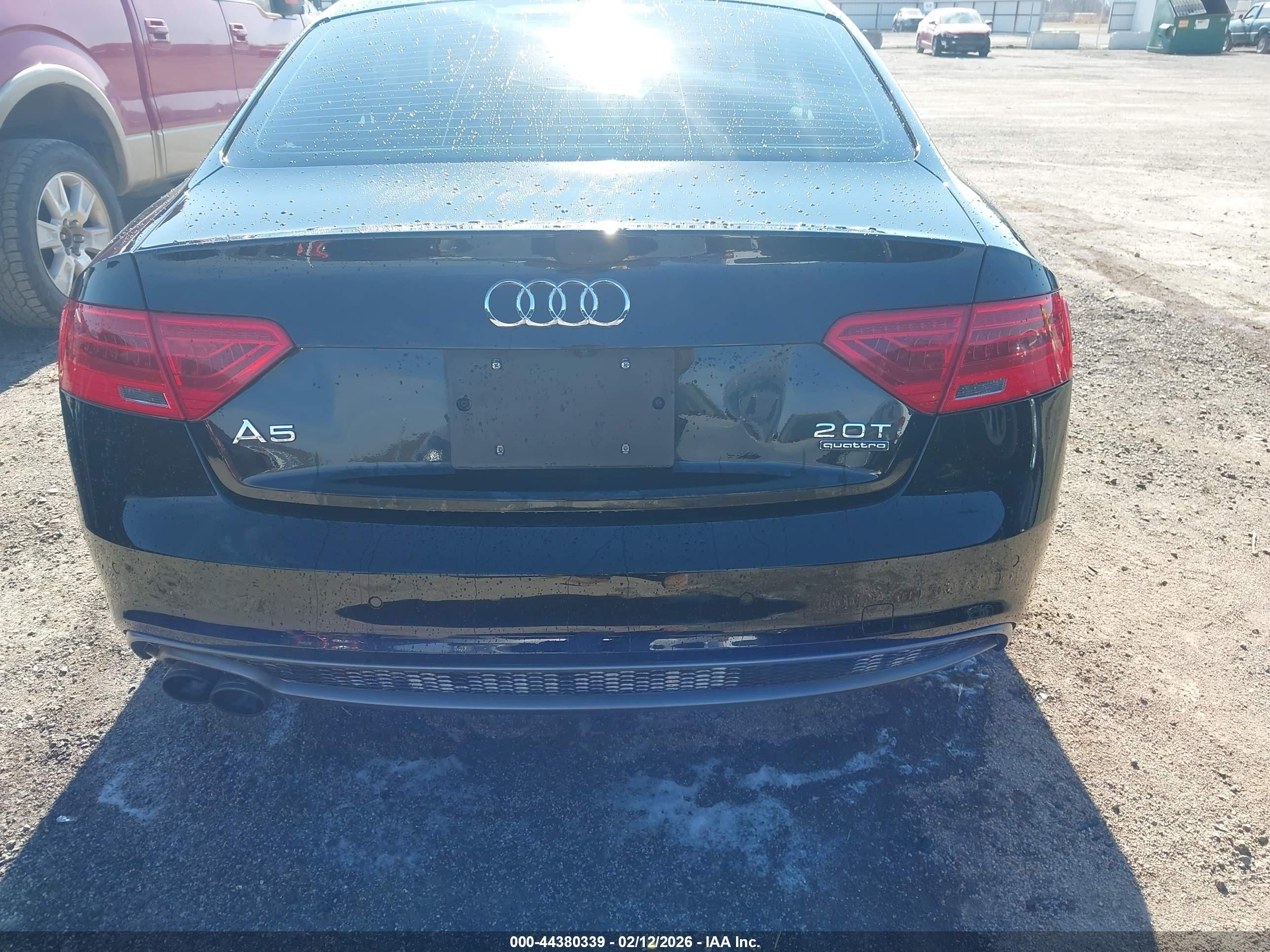2015 Audi A5 2.0t Premium Black vin: WAUMFAFR8FA036756