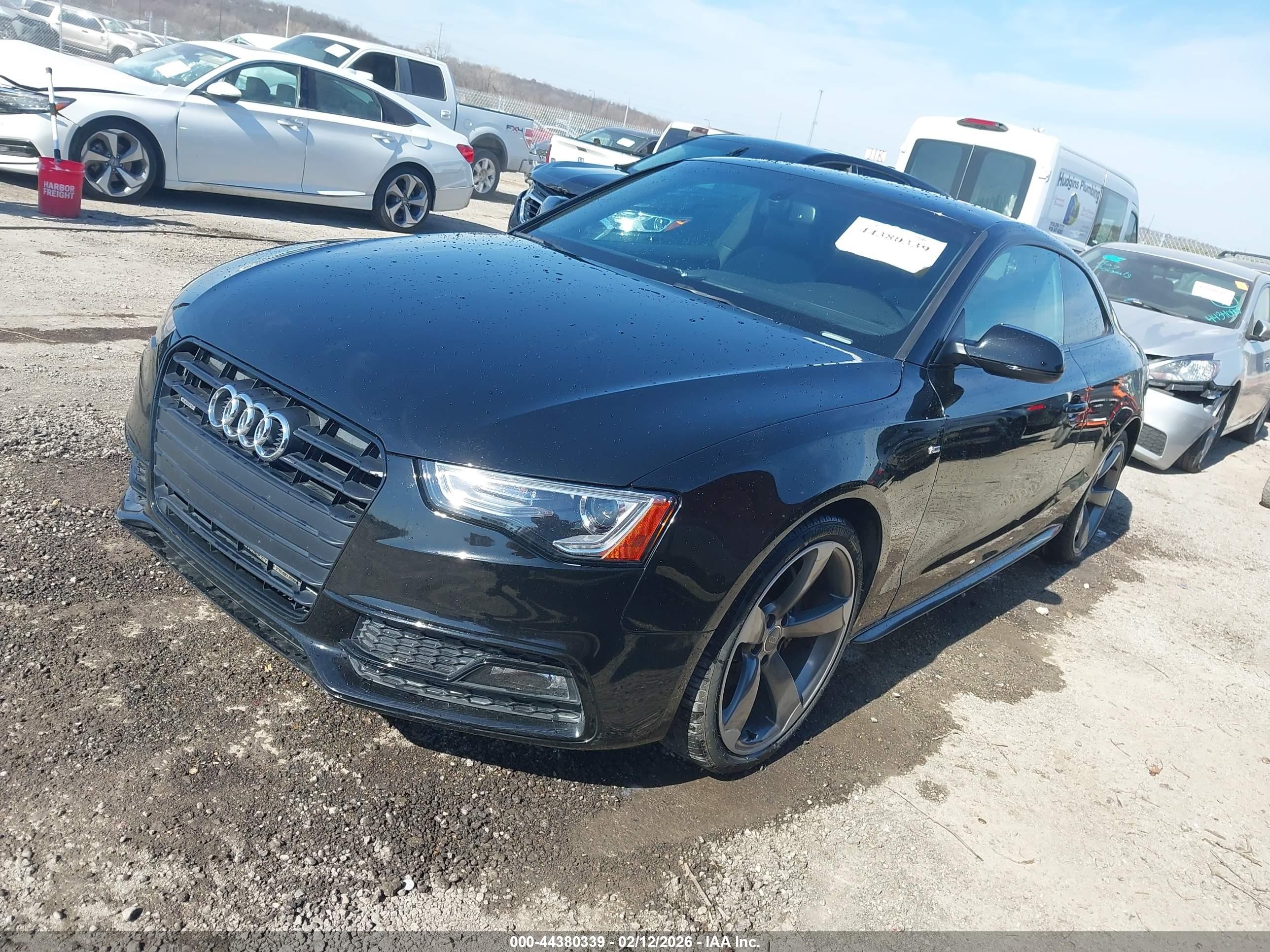 2015 Audi A5 2.0t Premium Black vin: WAUMFAFR8FA036756