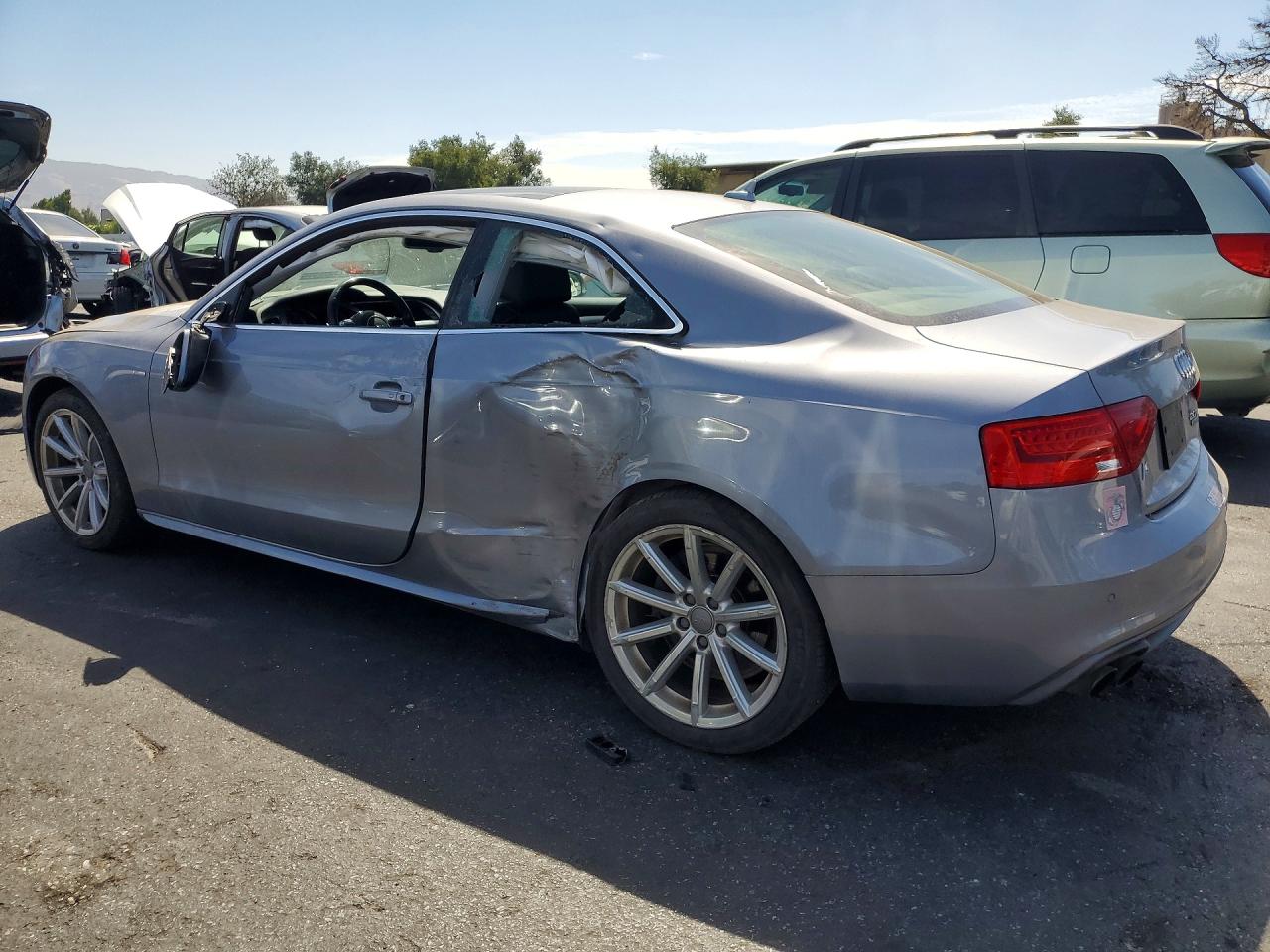 2015 Audi A5 Premium Plus Gray vin: WAUMFAFR8FA052469