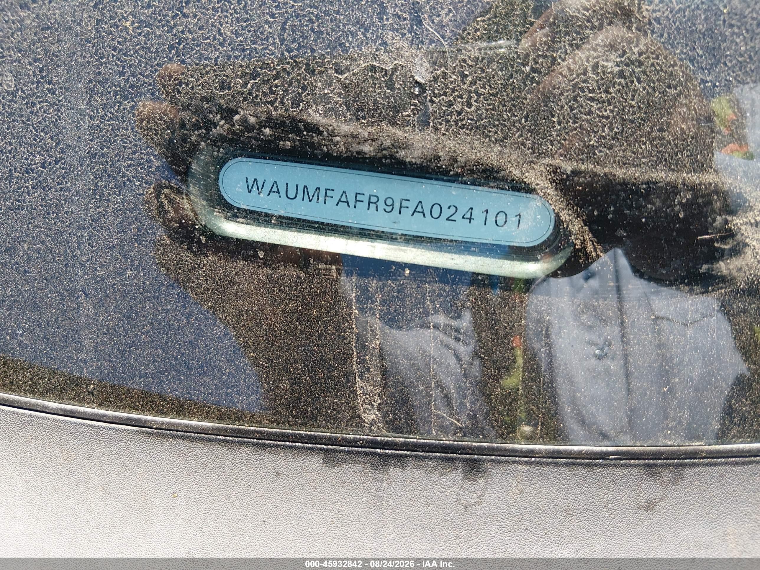 2015 Audi A5 2.0t Premium Черный vin: WAUMFAFR9FA024101