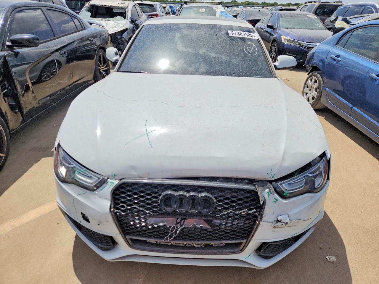 2015 Audi A5 Premium Plus White vin: WAUMFAFRXFA026486