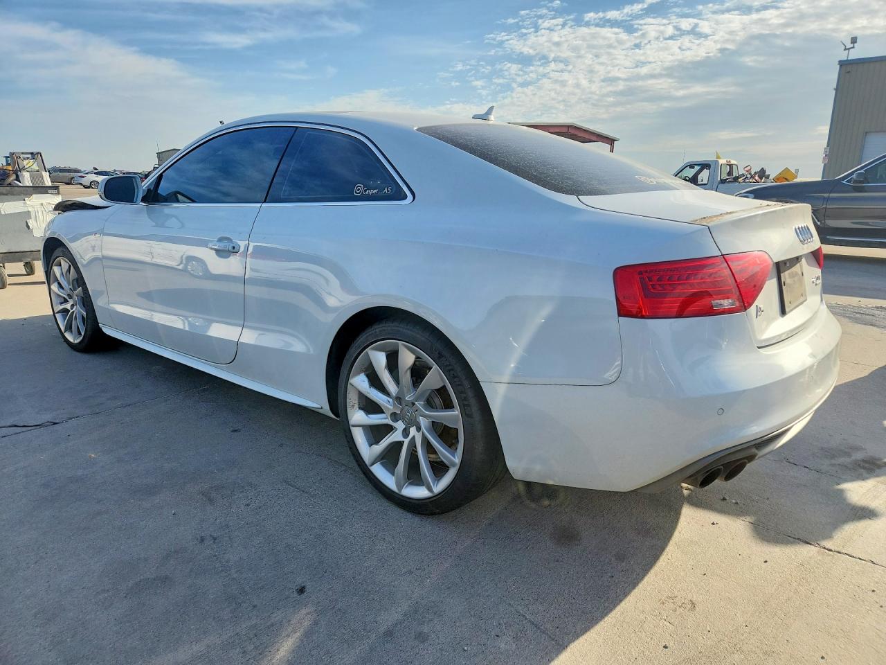 2015 Audi A5 Premium Plus White vin: WAUMFAFRXFA026486