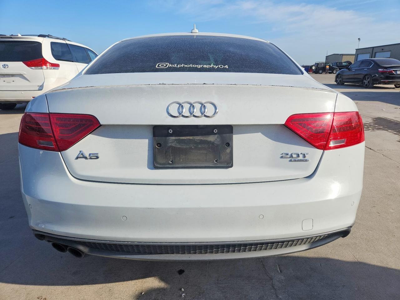 2015 Audi A5 Premium Plus White vin: WAUMFAFRXFA026486