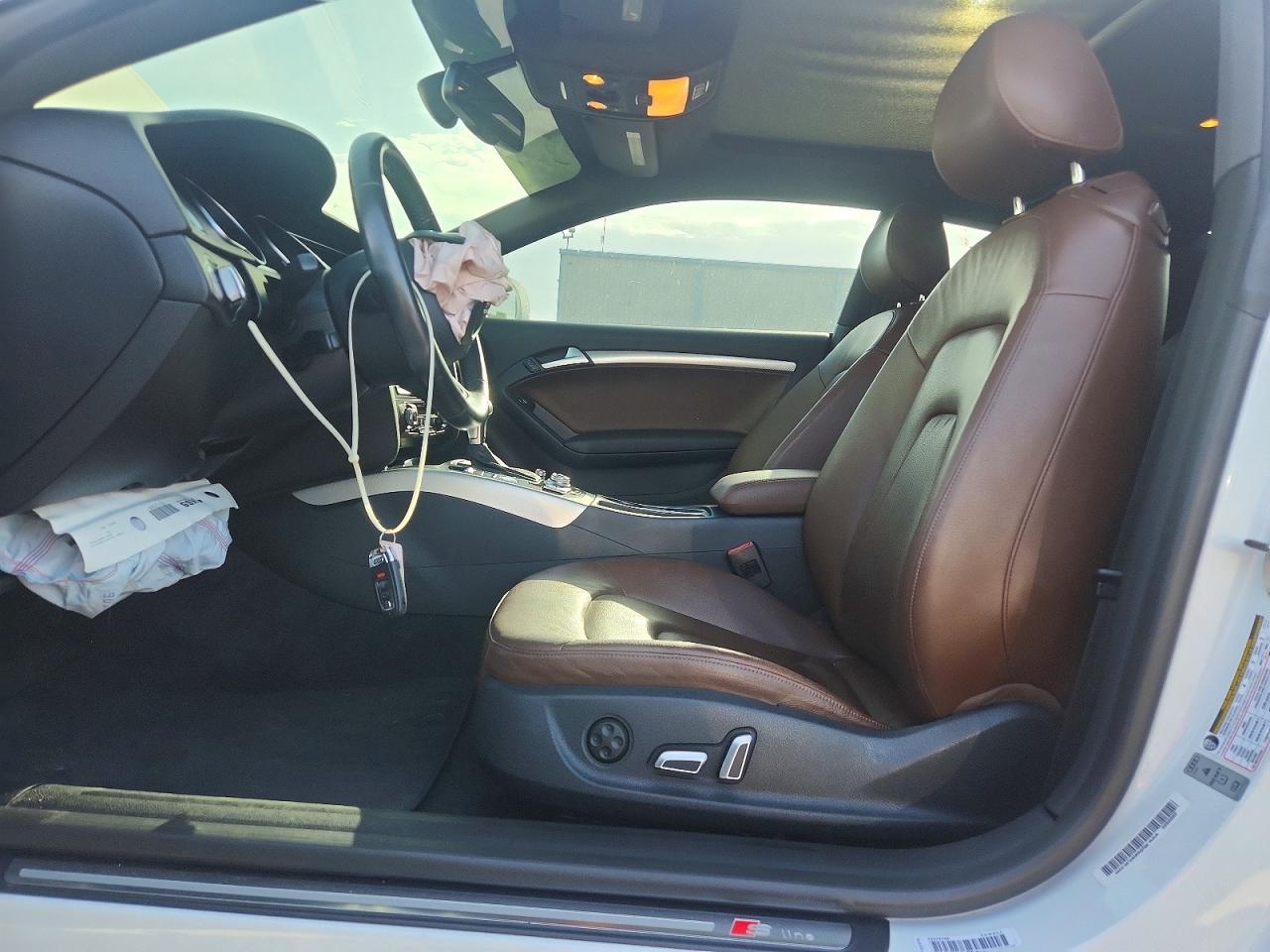 2015 Audi A5 Premium Plus White vin: WAUMFAFRXFA026486
