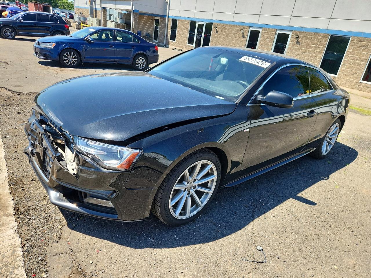 2015 Audi A5 Premium Plus Black vin: WAUMFAFRXFA030764