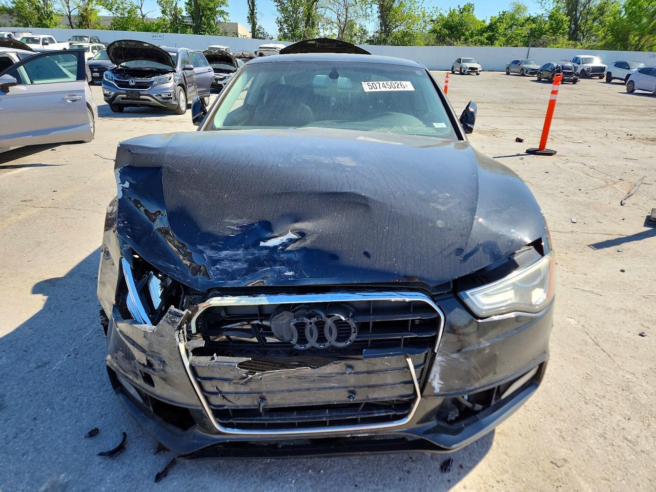 2015 Audi A5 Premium Plus Black vin: WAUMFAFRXFA034278