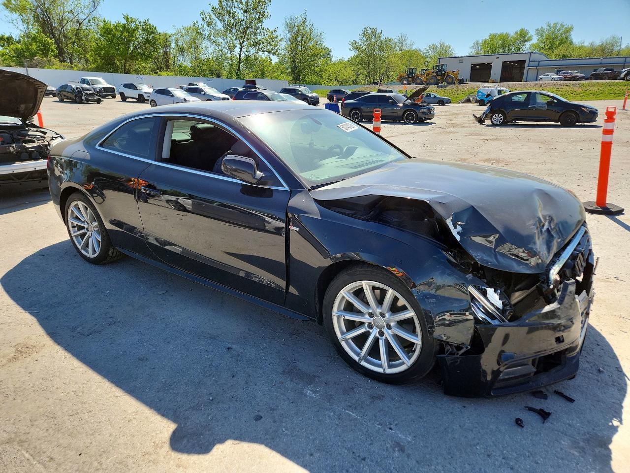 2015 Audi A5 Premium Plus Black vin: WAUMFAFRXFA034278