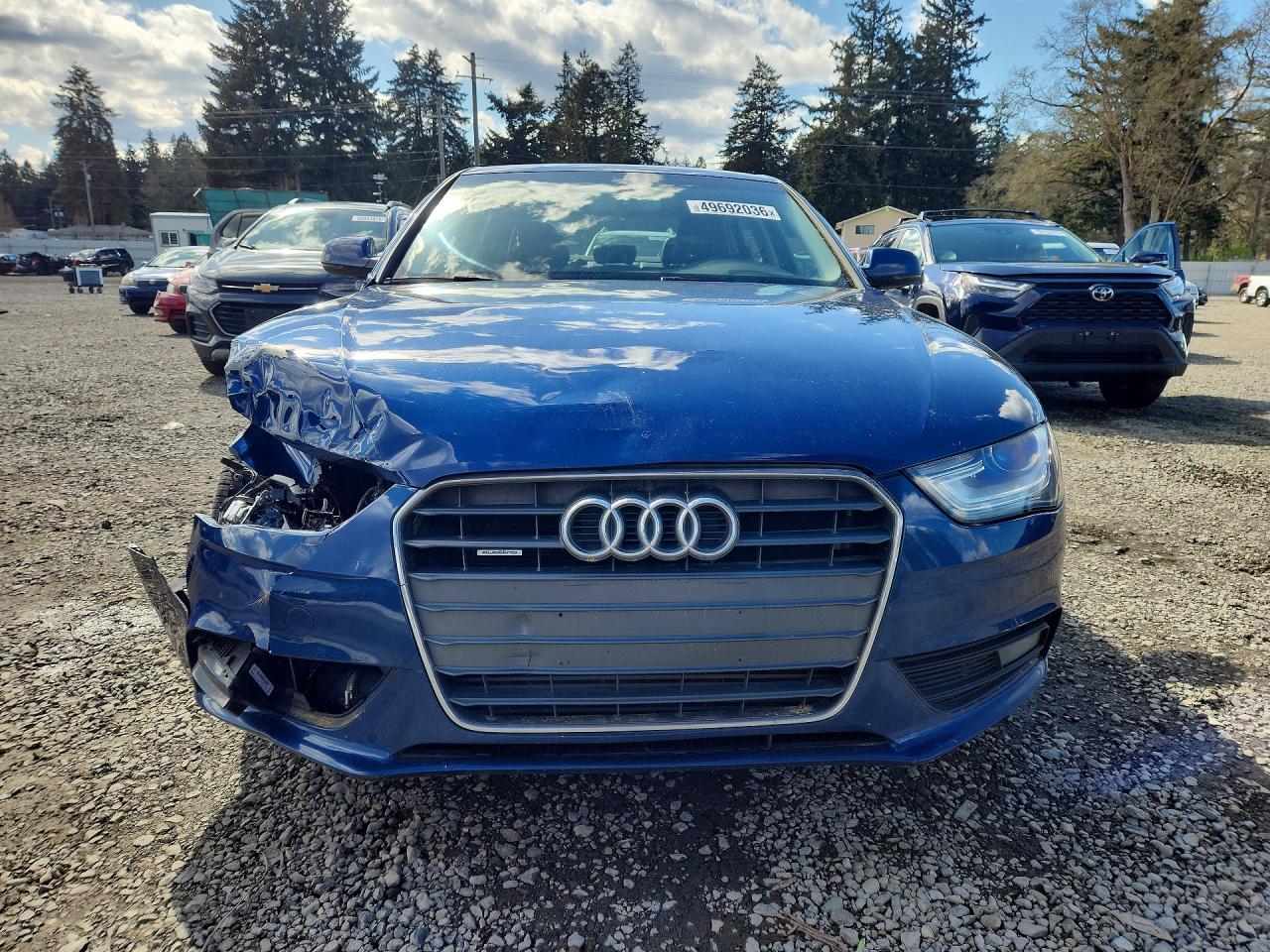 2013 Audi A4 Prestige Blue vin: WAUMFBFL8DN049787