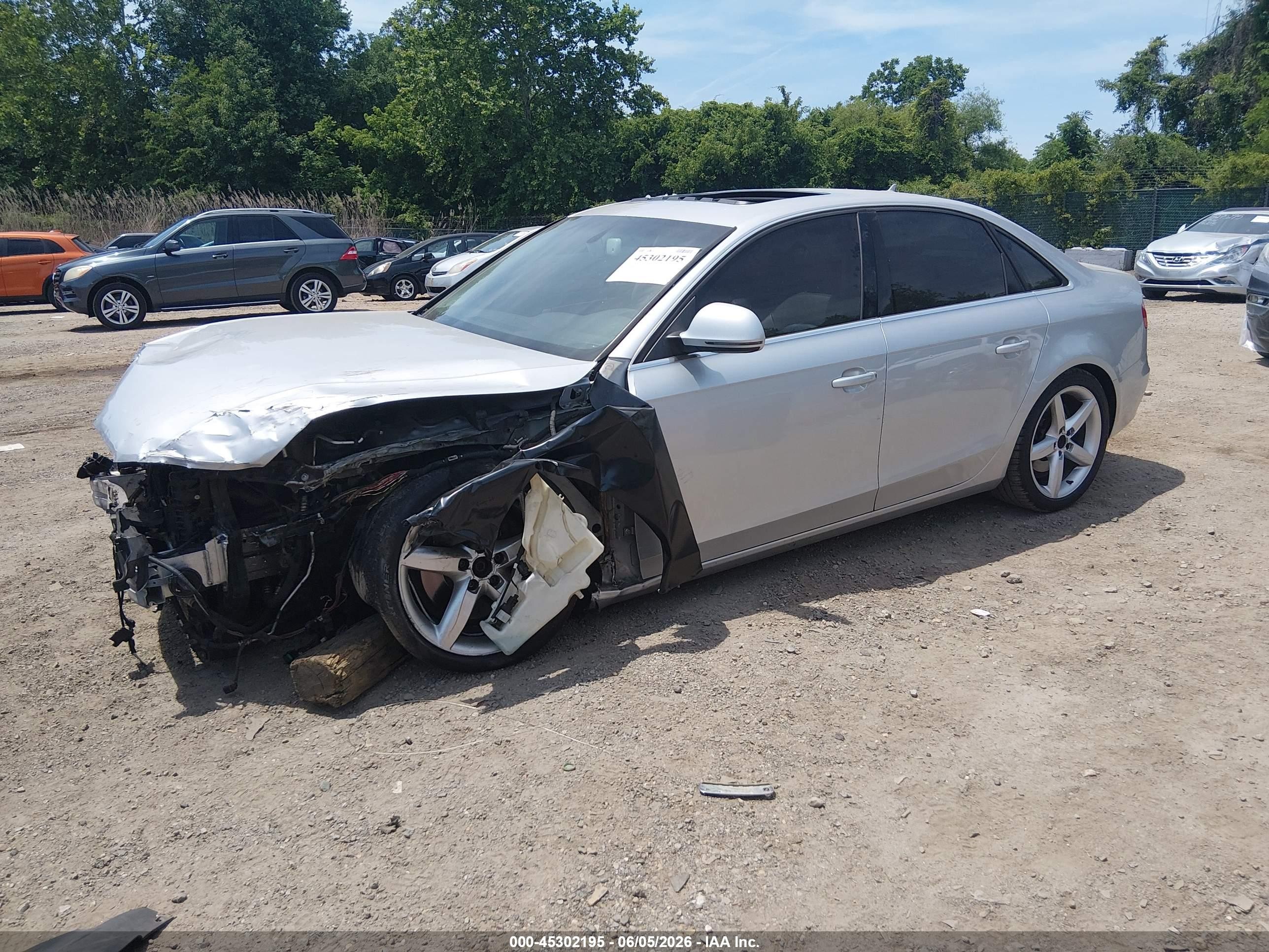 2009 Audi A4 3.2 Premium Plus Silver vin: WAUMK78K29A078553