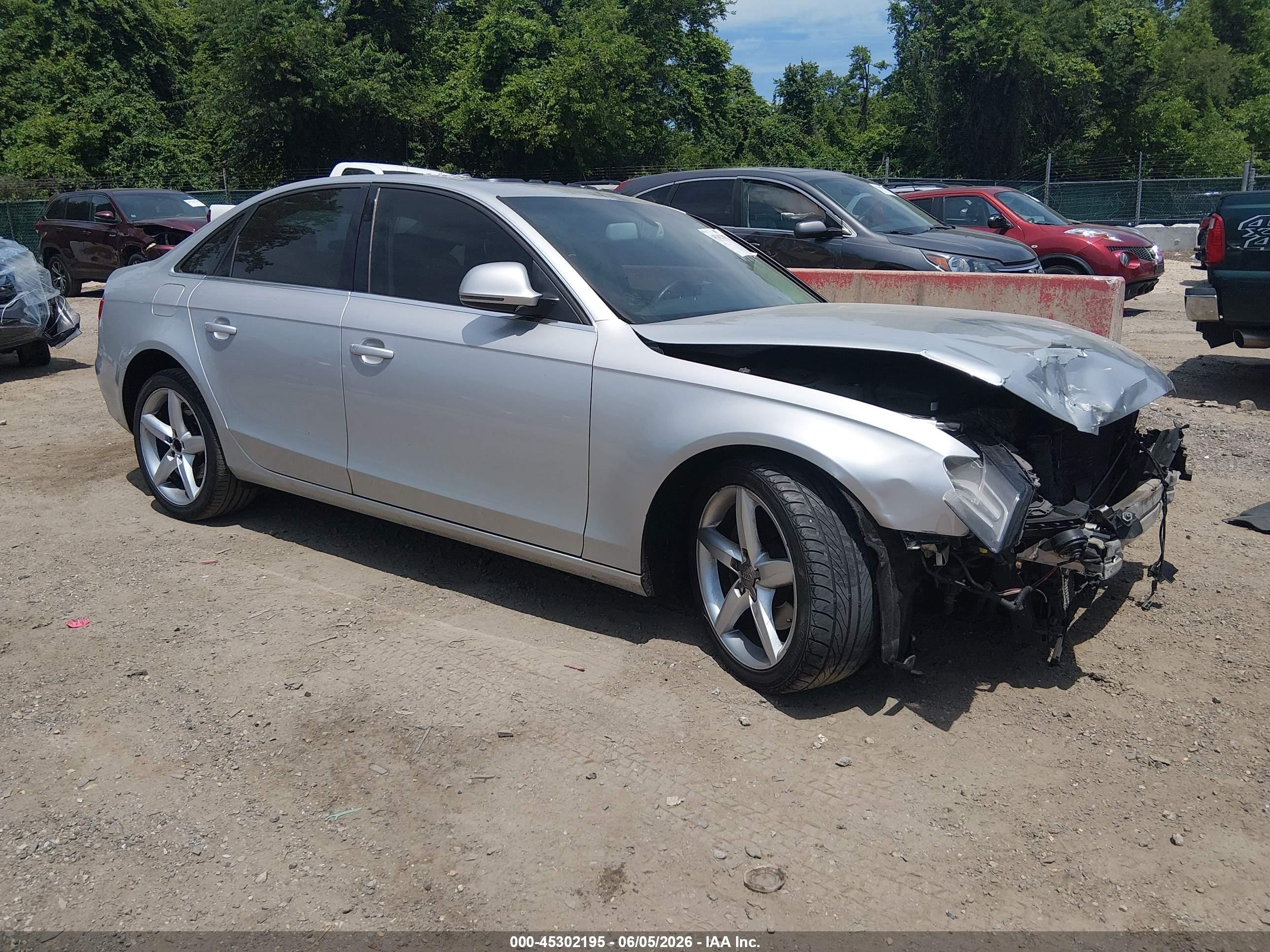 2009 Audi A4 3.2 Premium Plus Silver vin: WAUMK78K29A078553